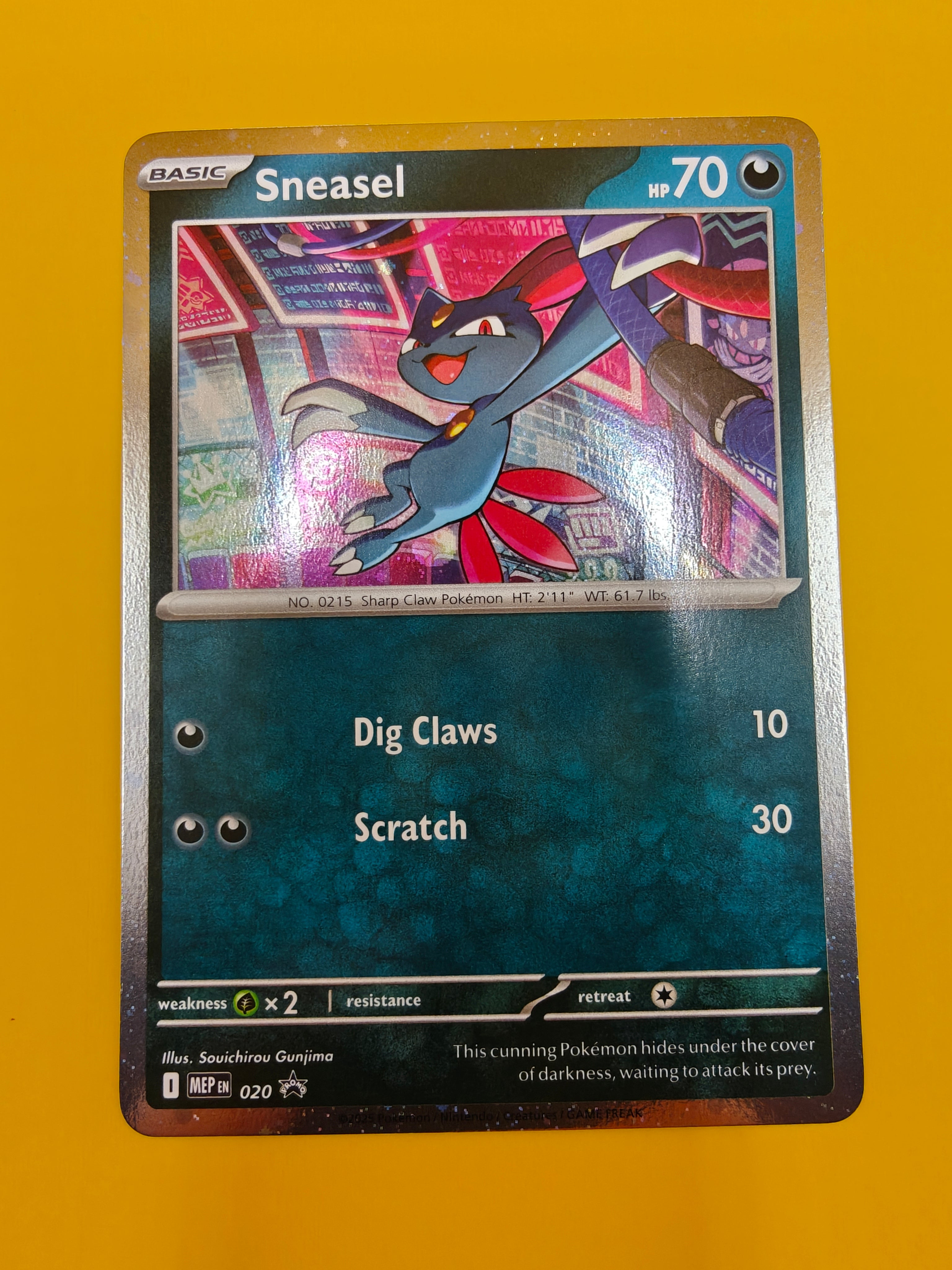Sneasel Cosmic Holo - MEP020