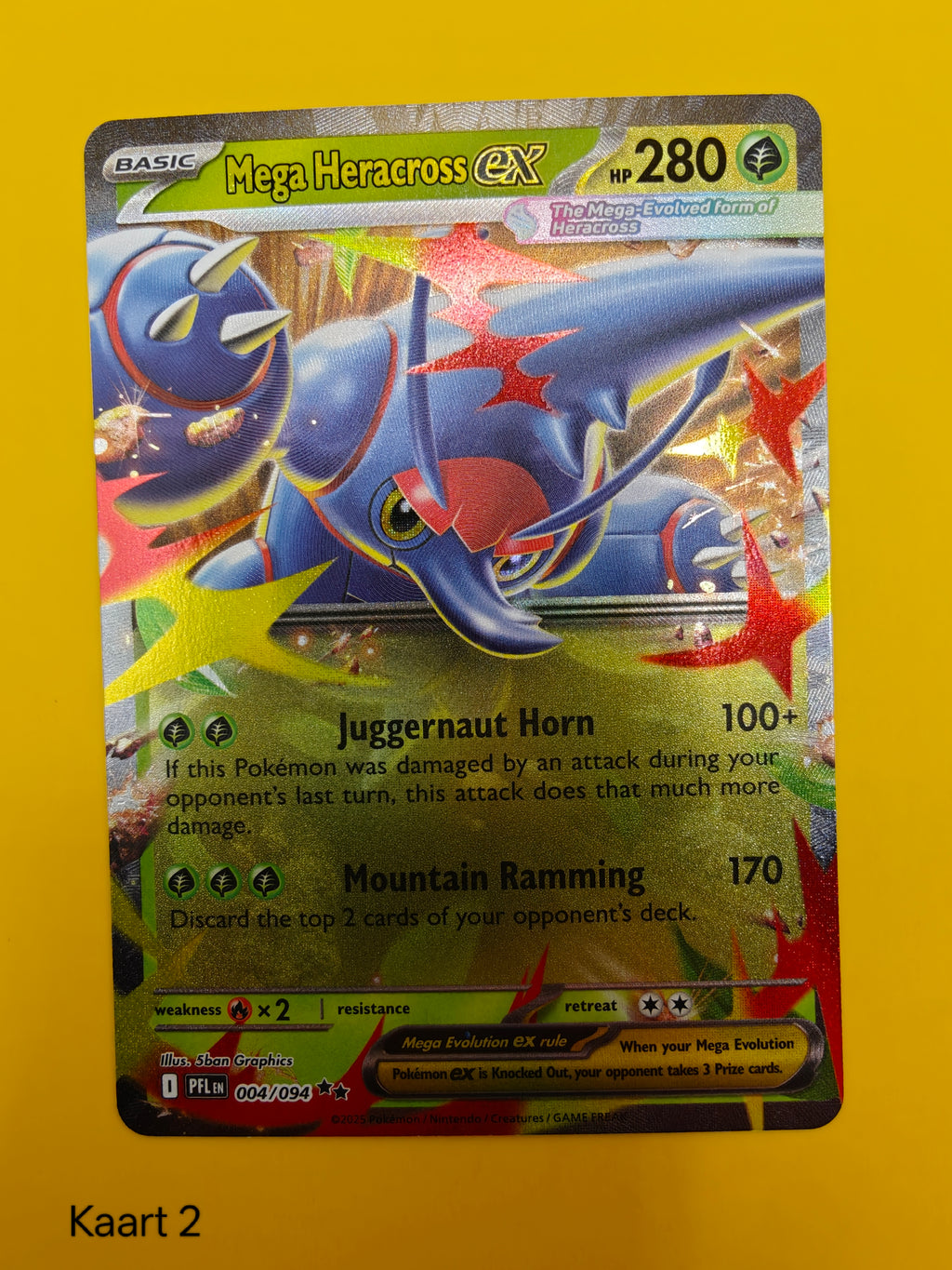 Mega Heracross ex - Phantasmal Flames