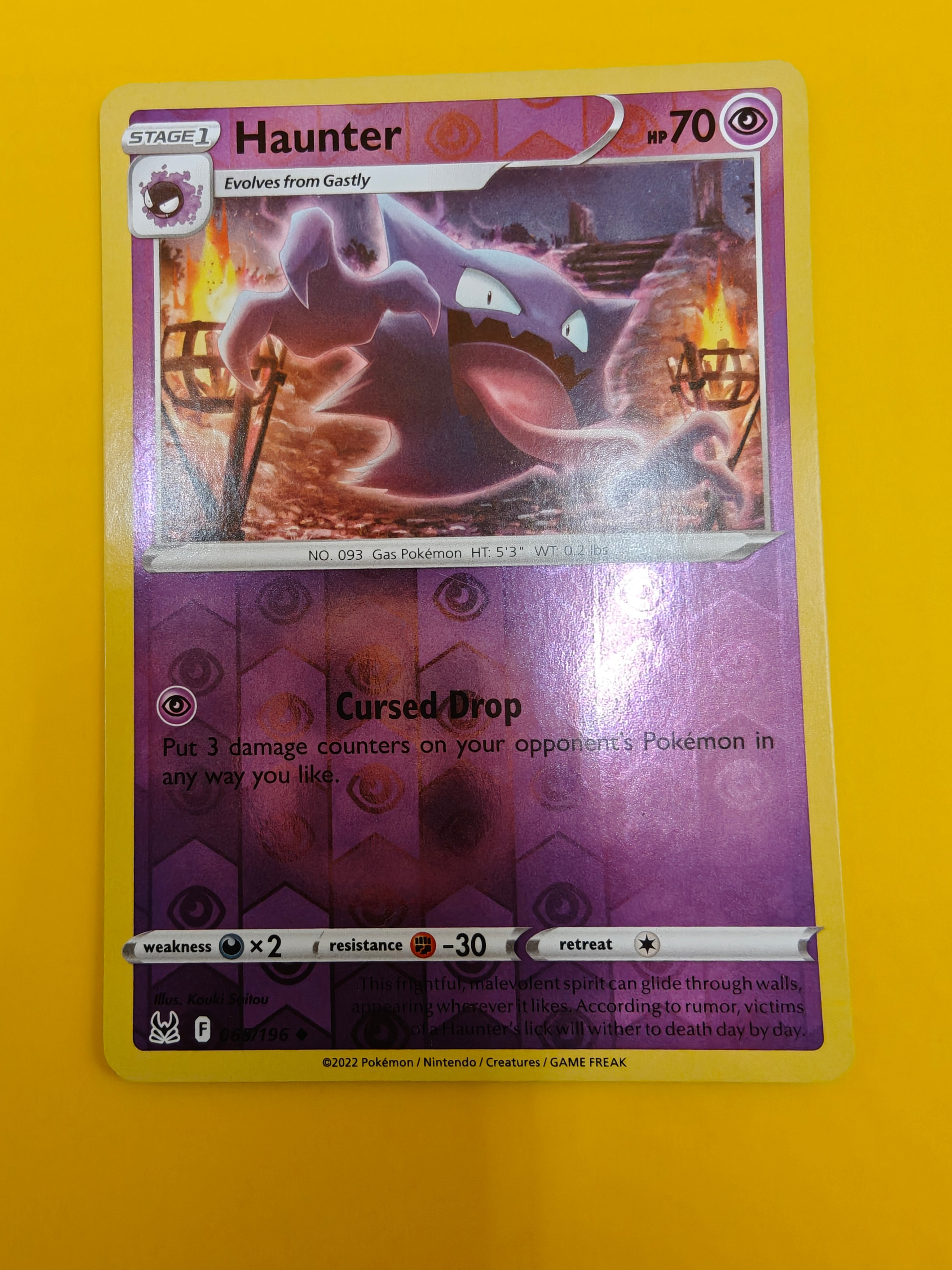 Haunter Reverse Holo - Lost Origin