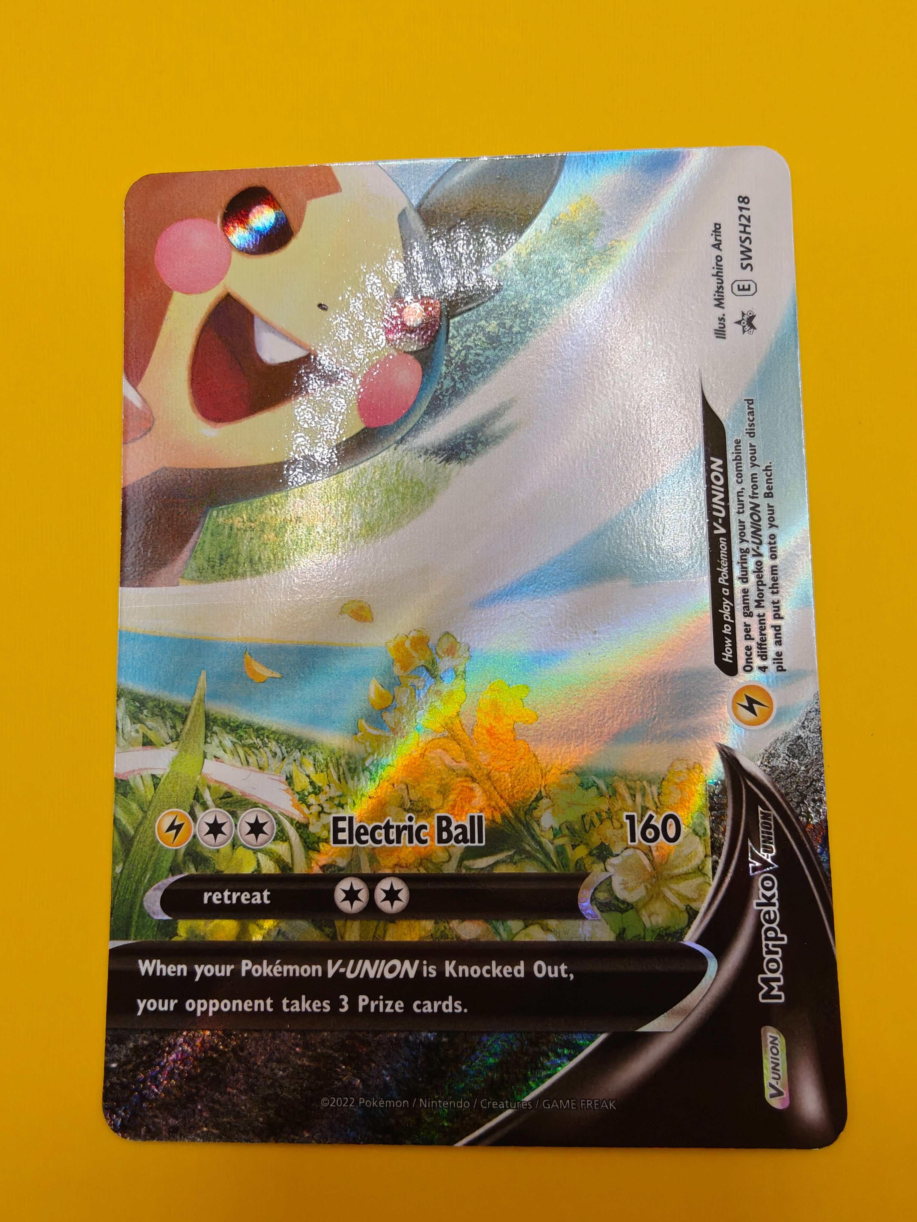 Morpeko V-union - SWSH 215 t/m 218