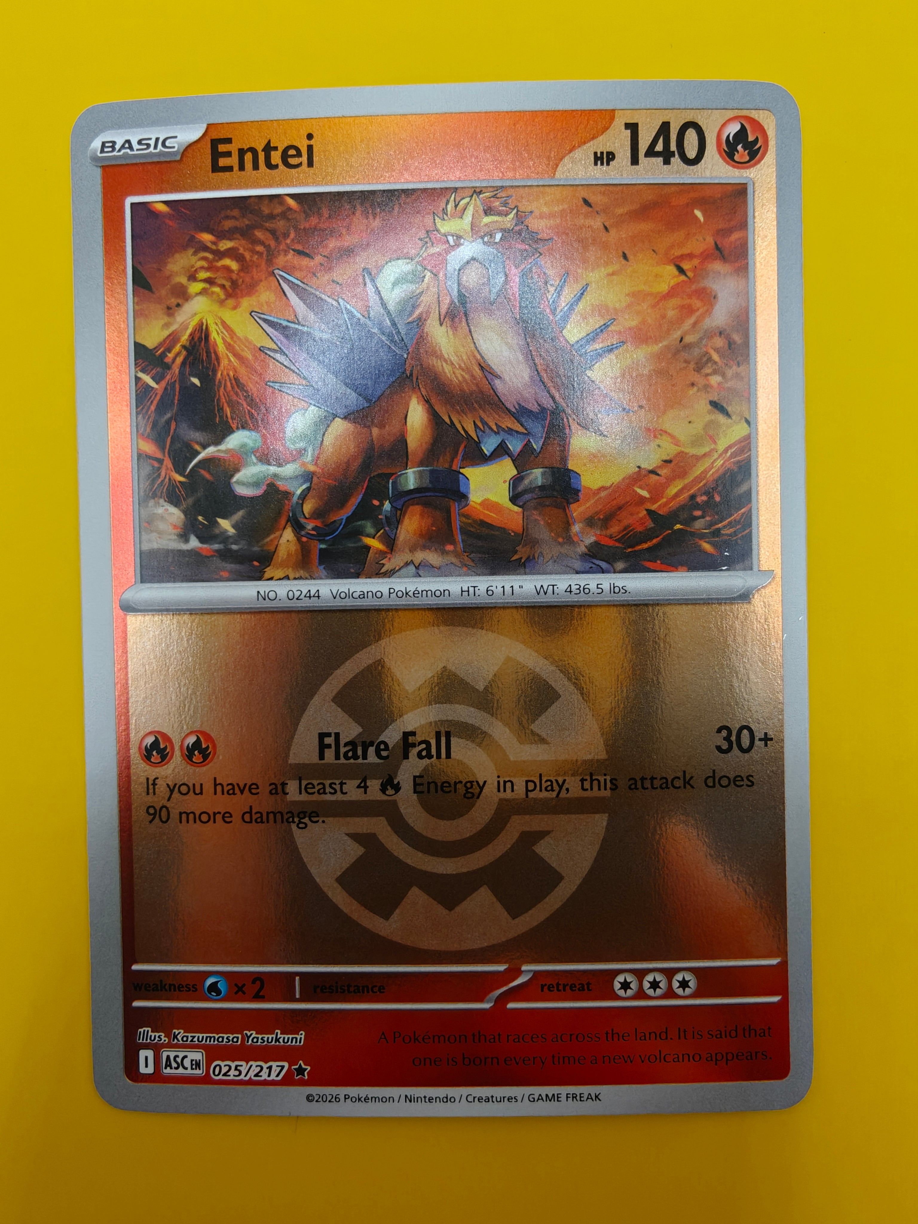Entei Poké Ball - Ascended Heroes