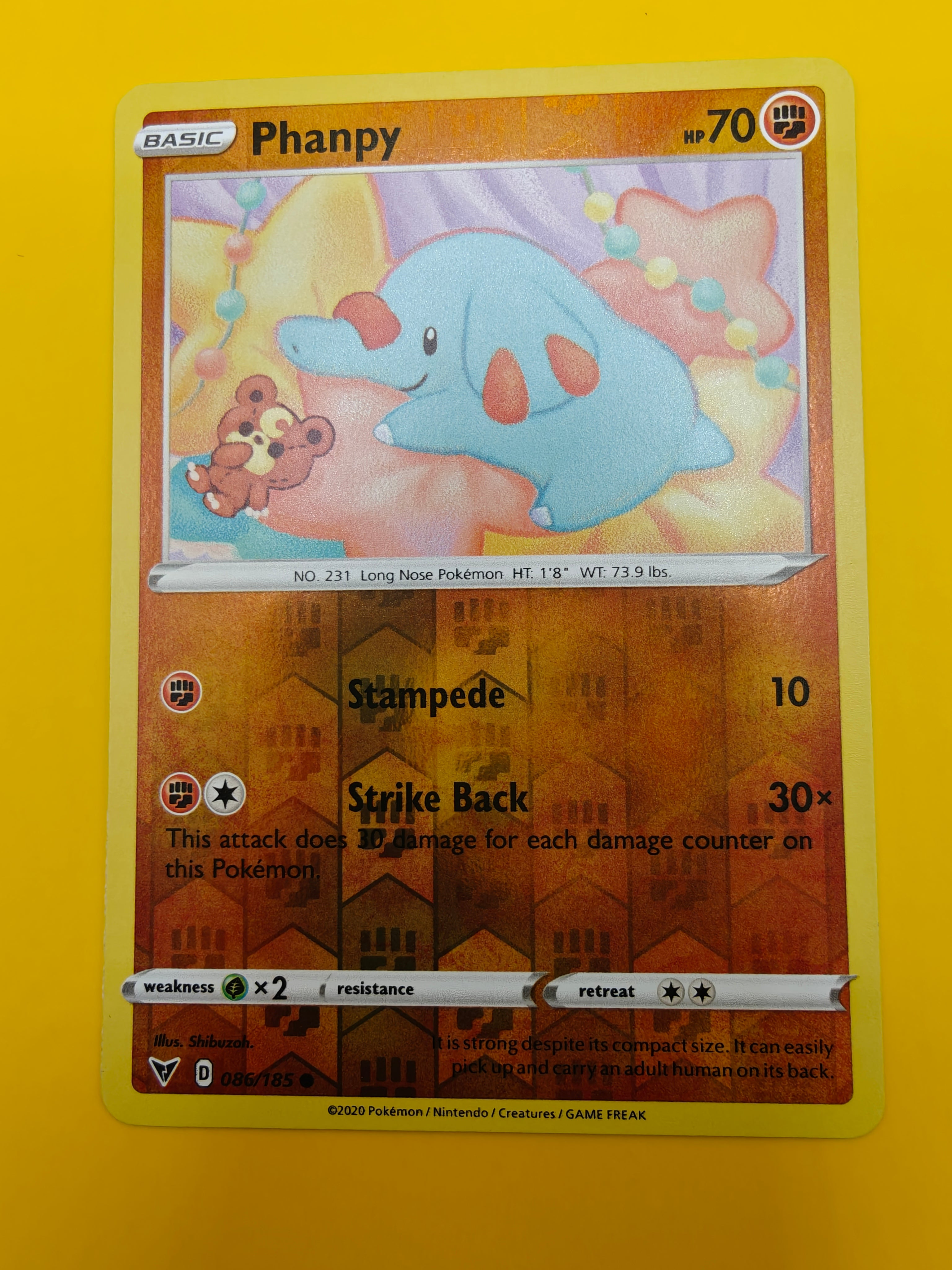 Phanpy Reverse Holo - Vivid Voltage