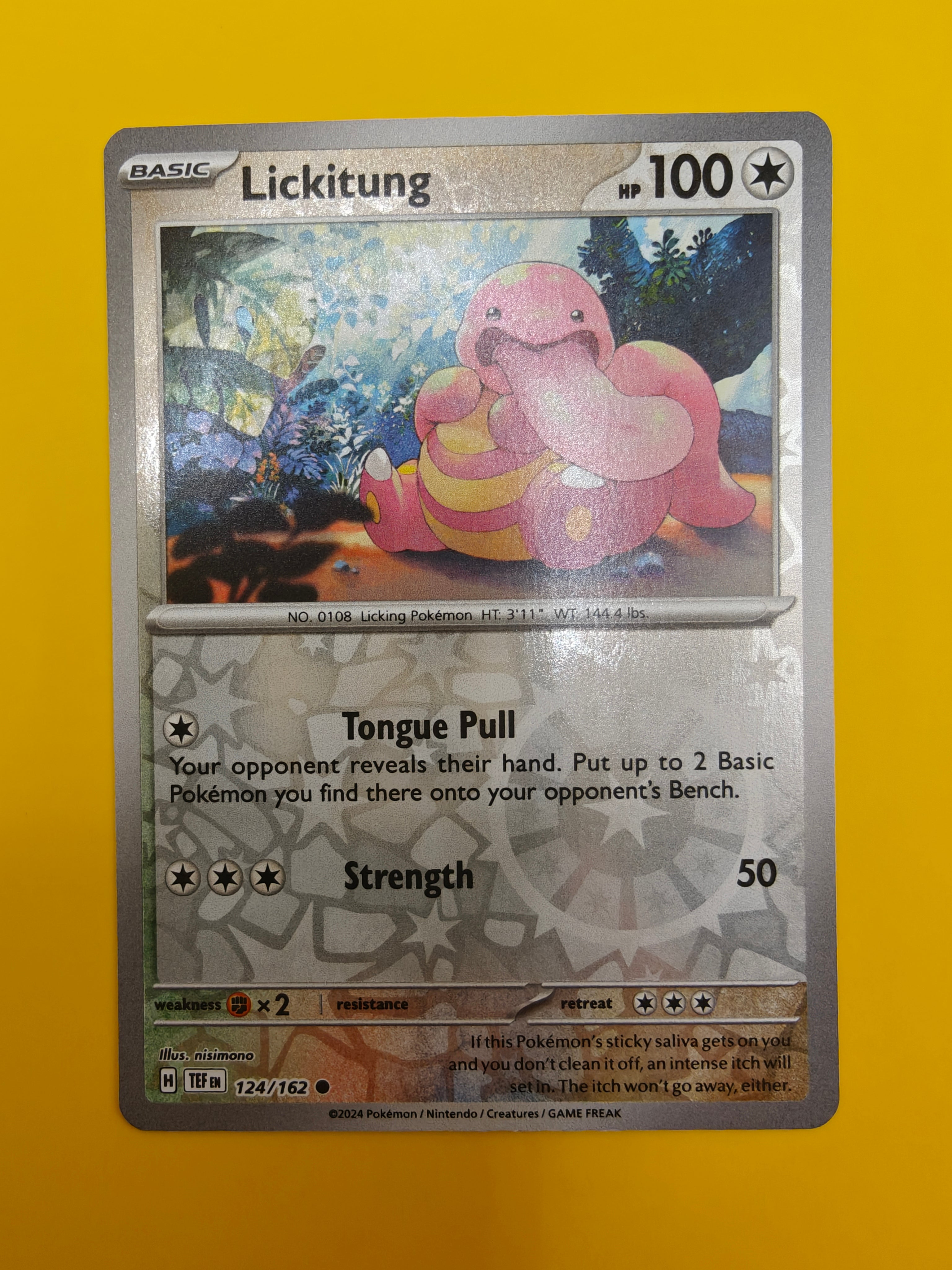 Lickitung Reverse Holo - Temporal Forces