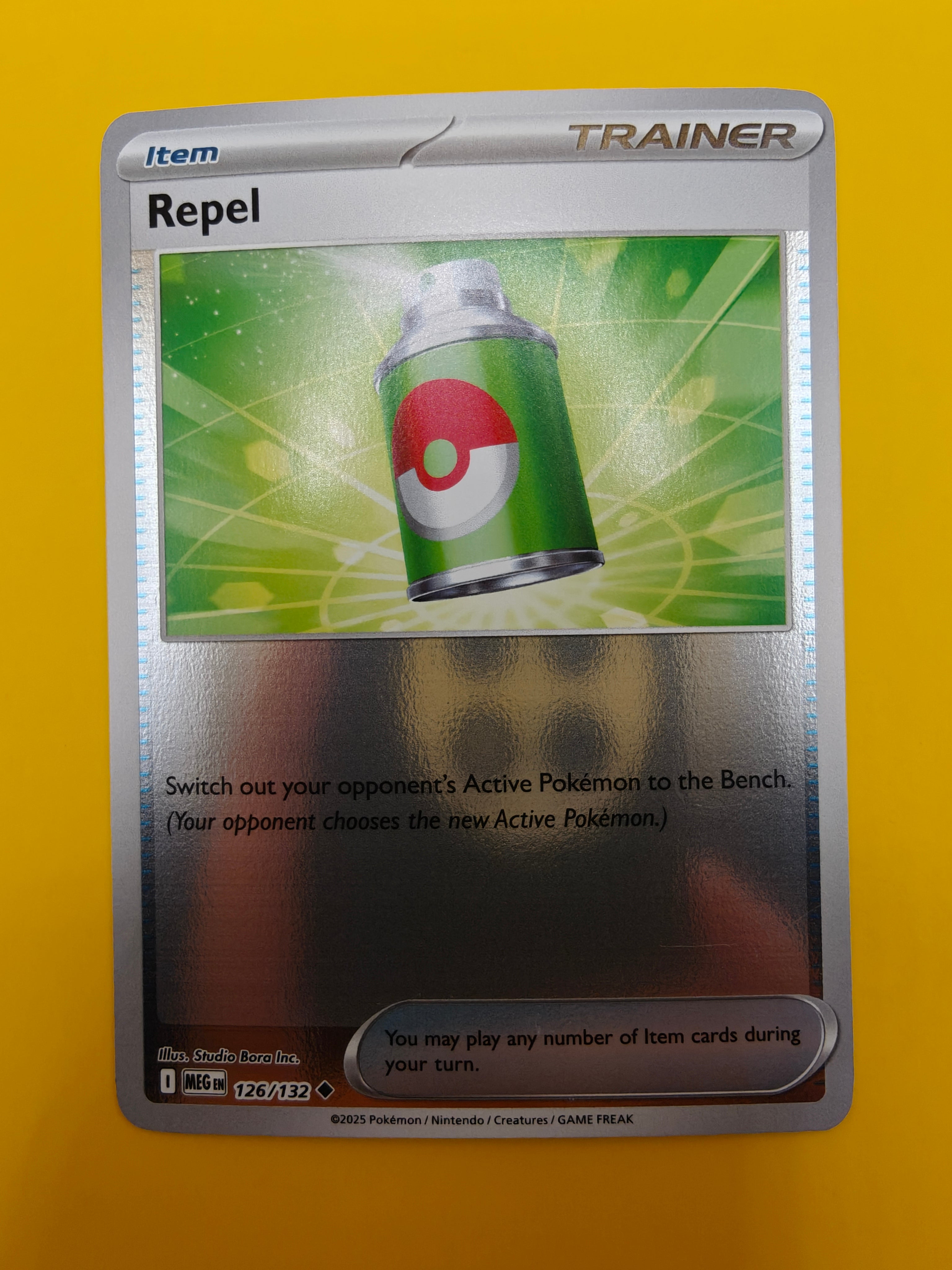 Repel Reverse Holo - Mega Evolution Base Set