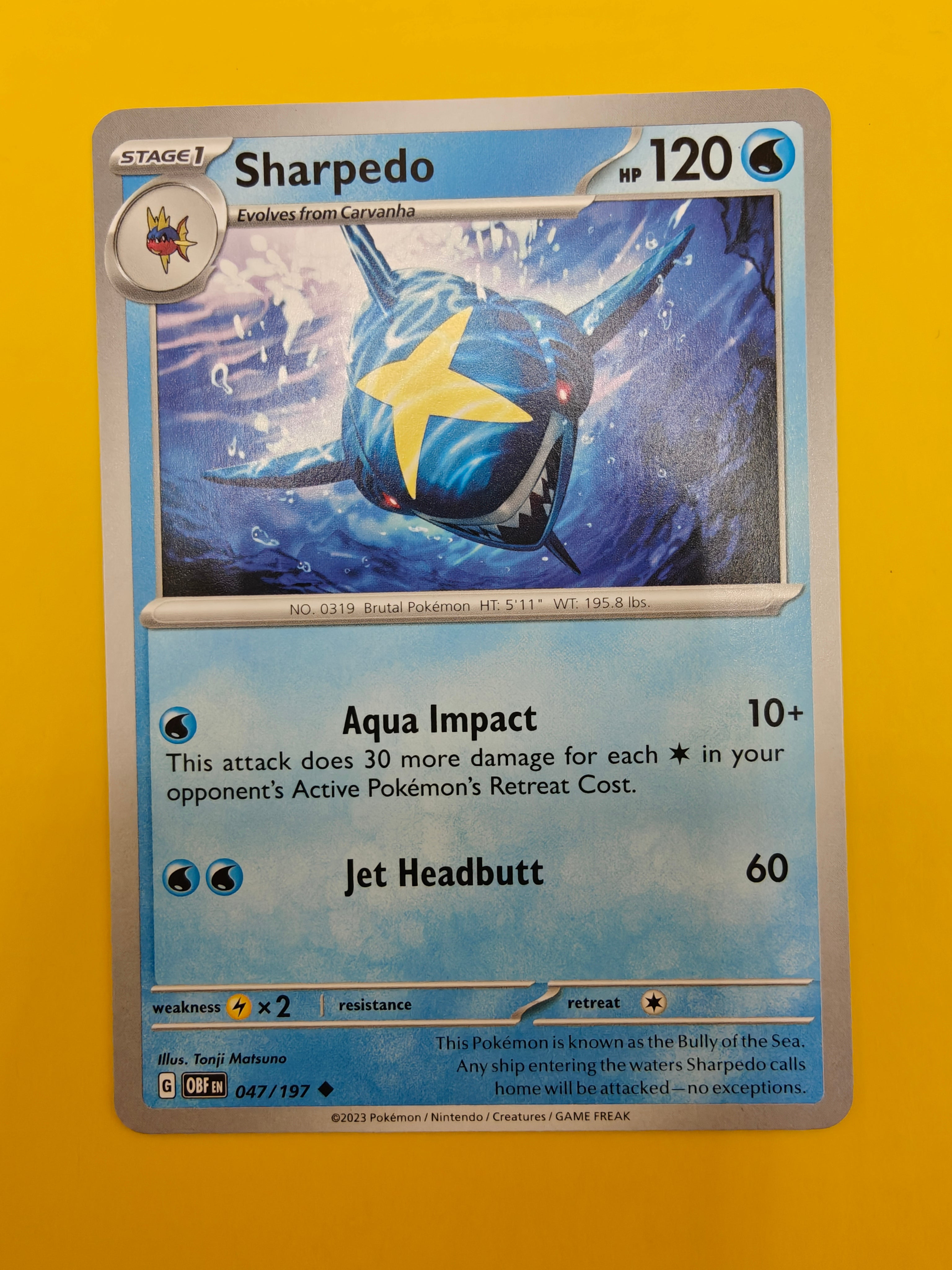 Sharpedo - Obsidian Flames
