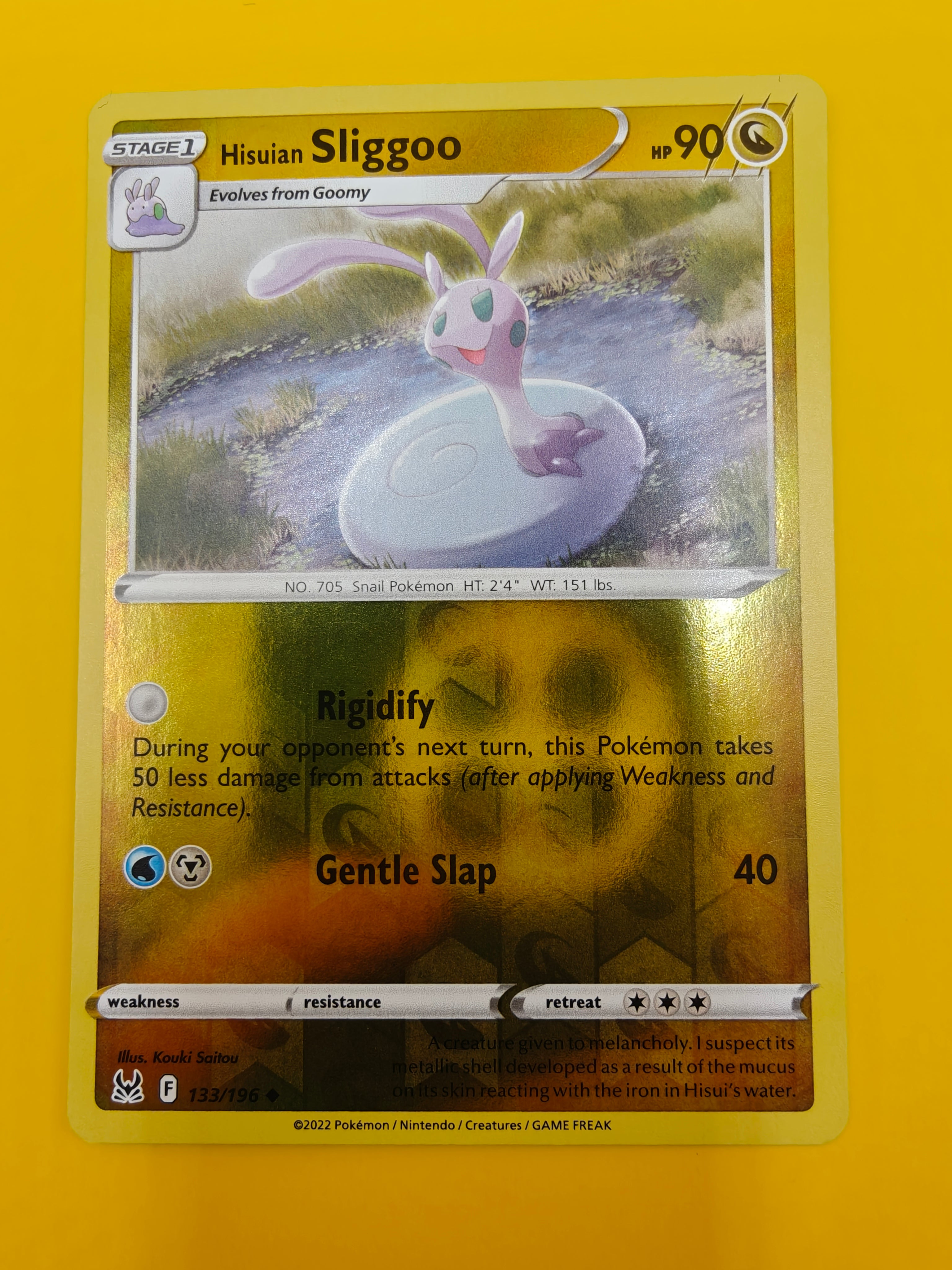 Hisuian Sliggoo Reverse Holo - Lost Origin