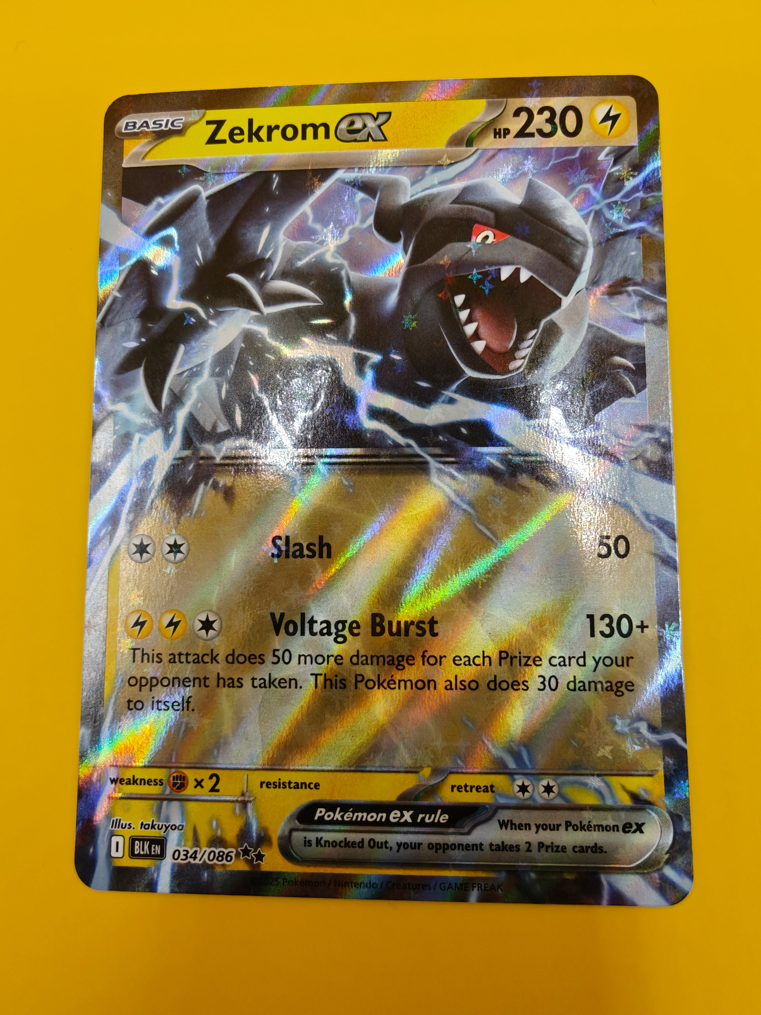 Zekrom ex - Black Bolt