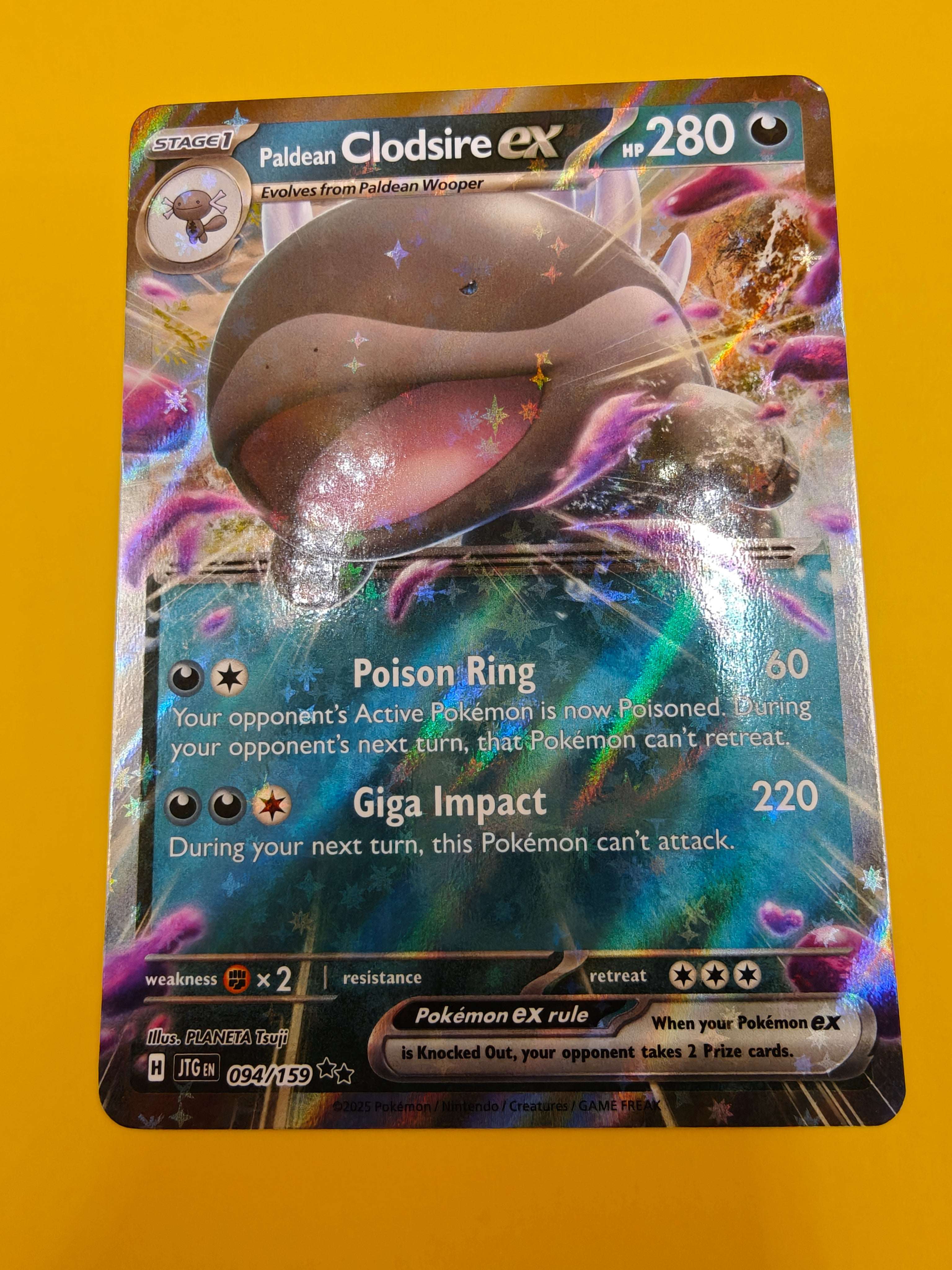 Paldean Clodsire ex - Journey Together