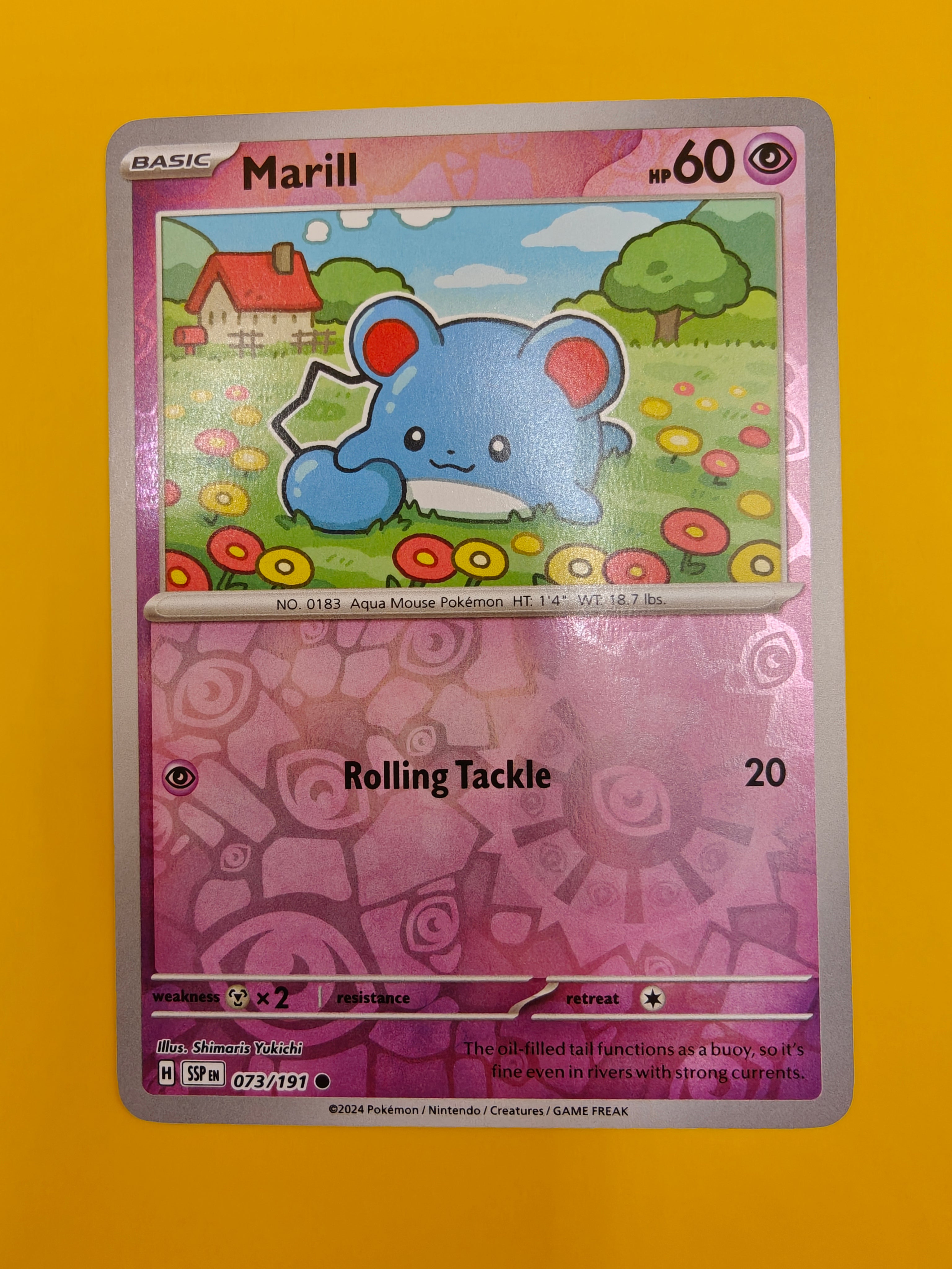 Marill Reverse Holo - Surging Sparks