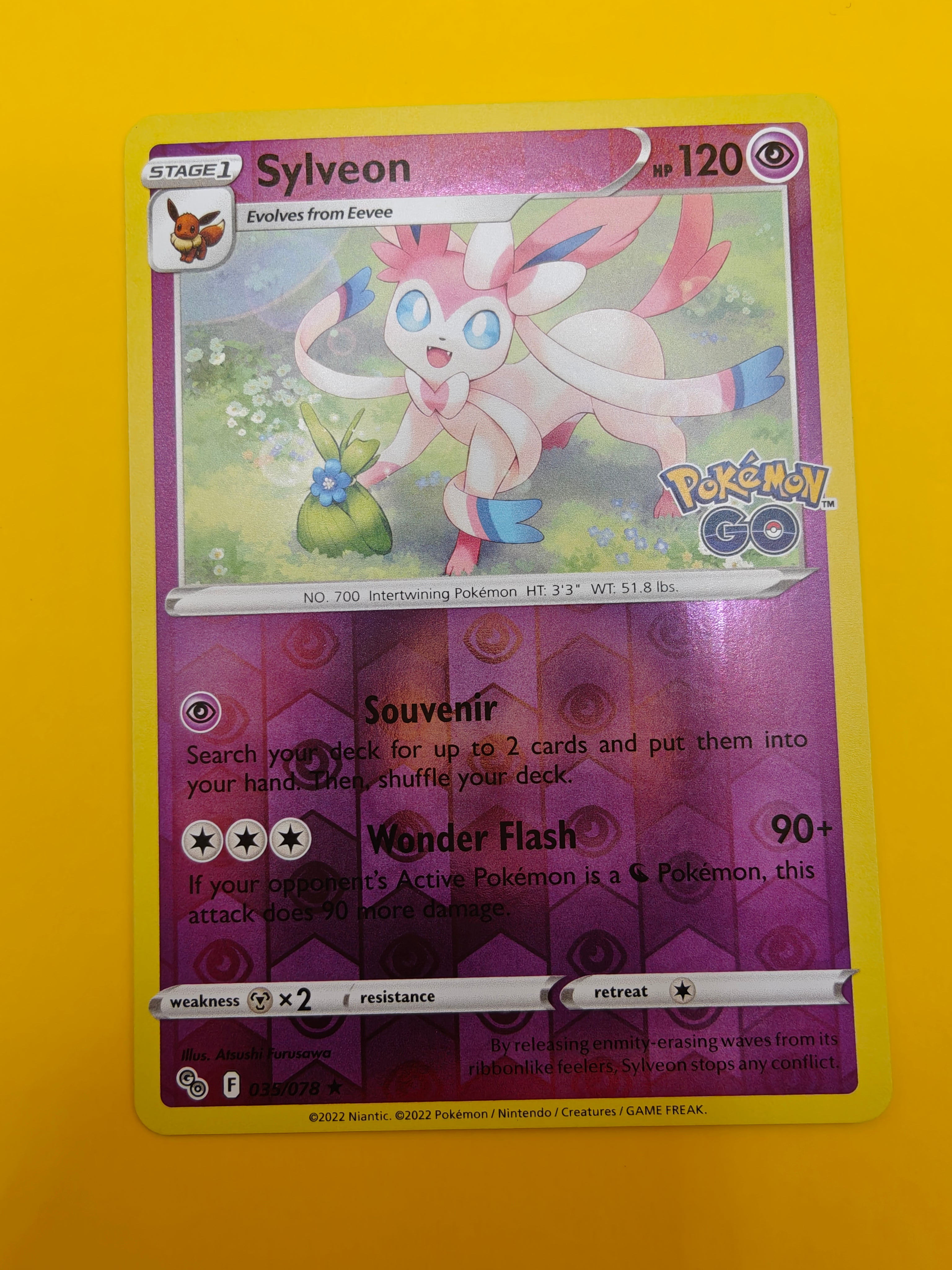 Sylveon Reverse Holo - Pokémon Go