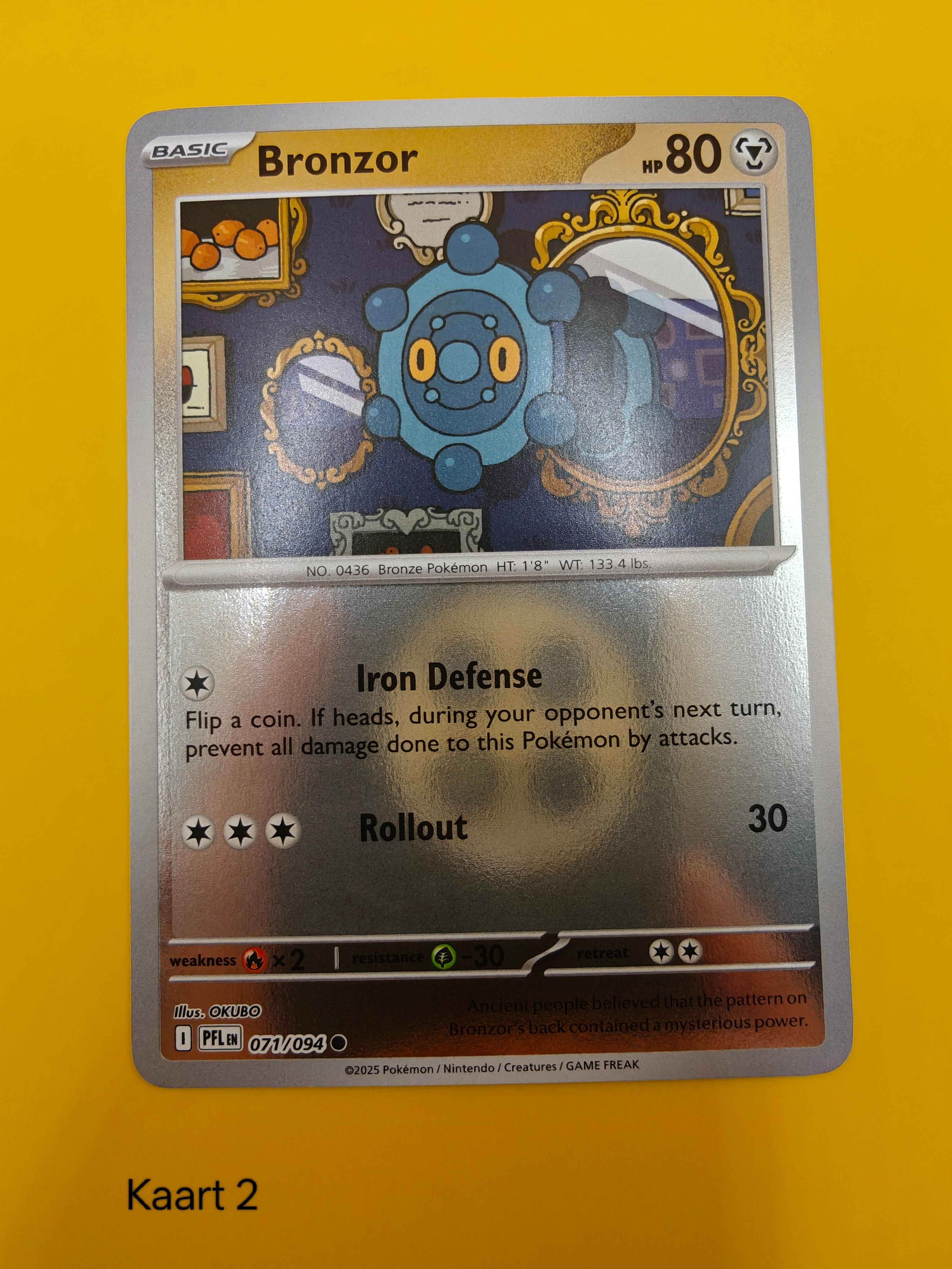 Bronzor Reverse Holo - Phantasmal Flames