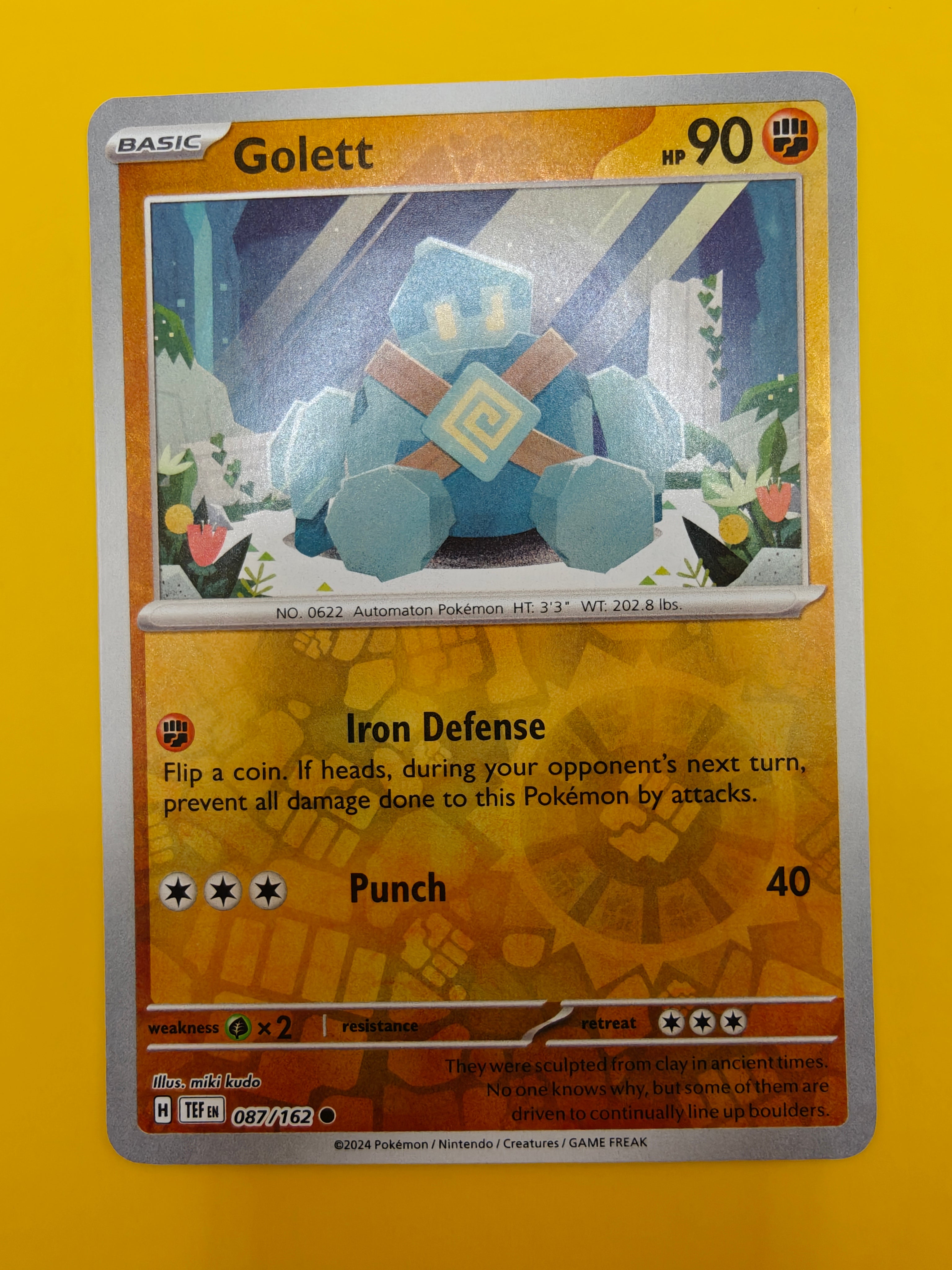 Golett Reverse Holo - Temporal Forces