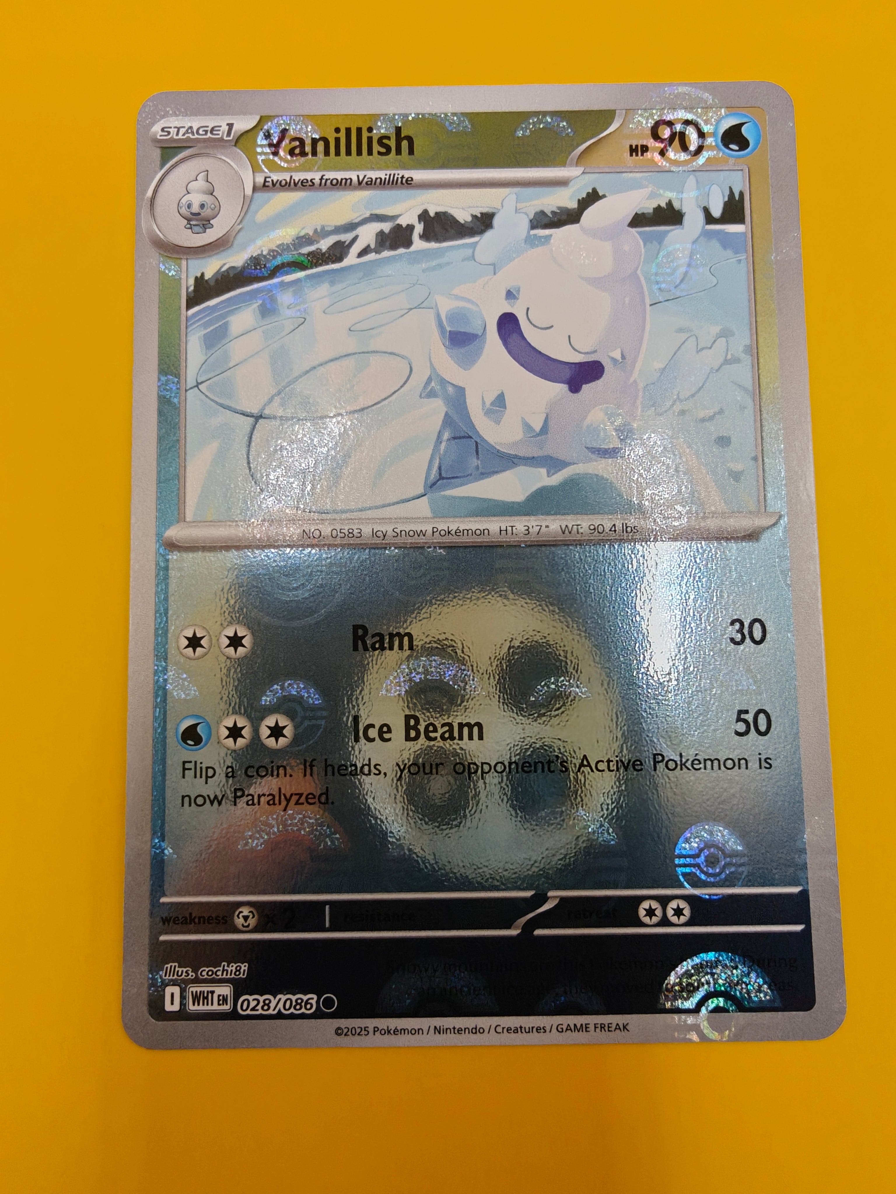 Vanillish Poké Ball - White Flare