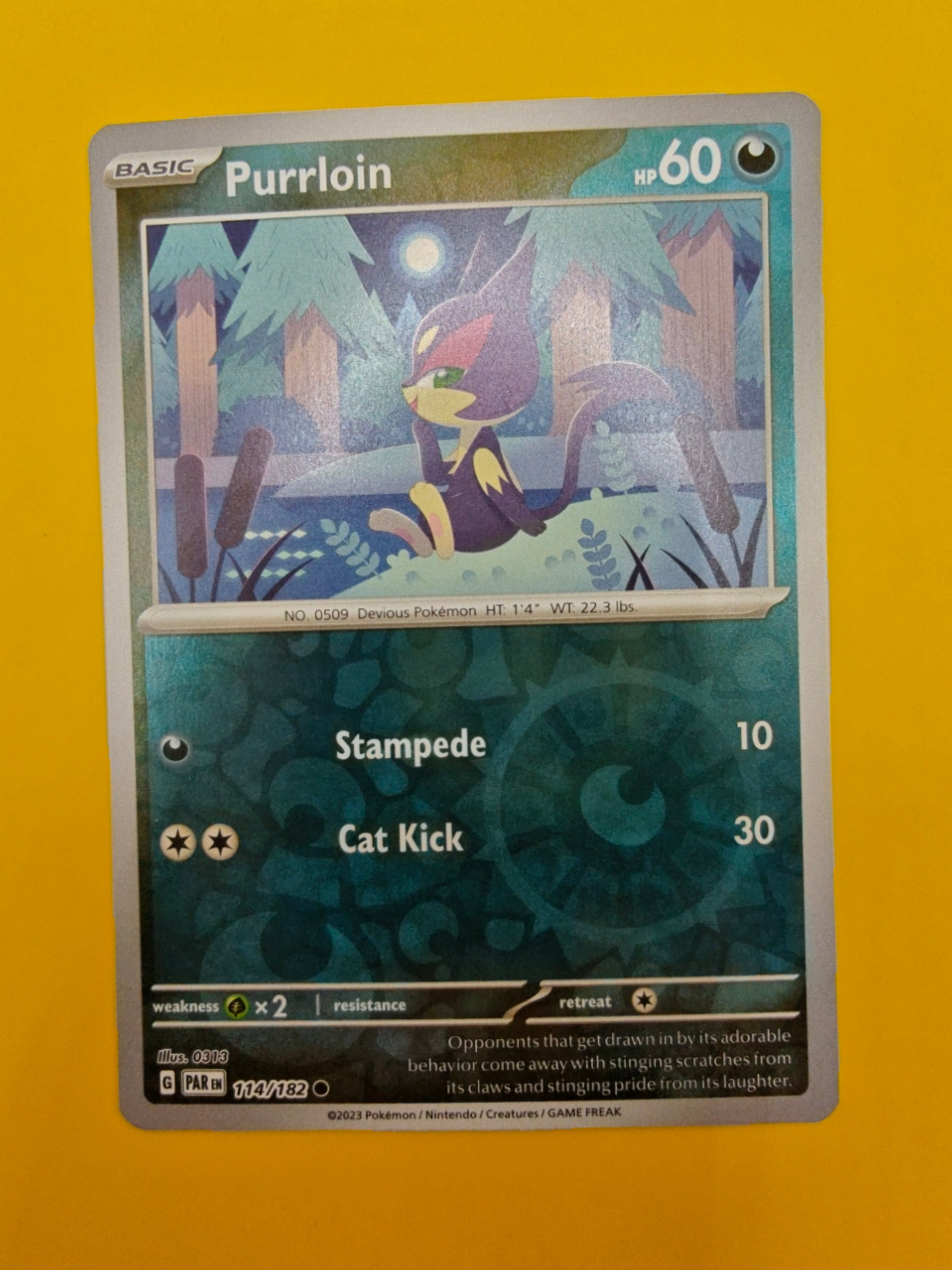 Purrloin Reverse Holo - Paradox Rift