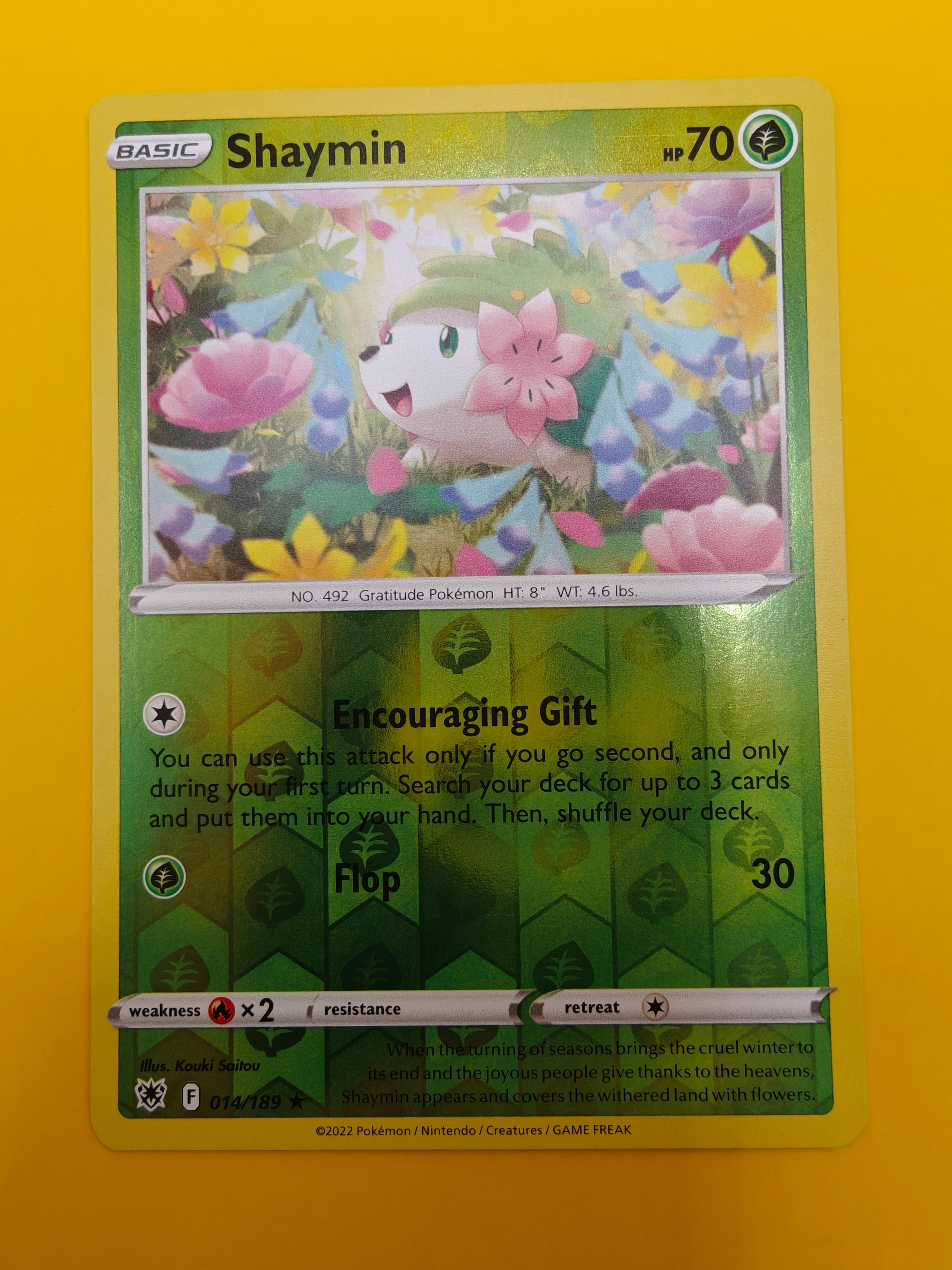 Shaymin Reverse Holo - Astral Radiance
