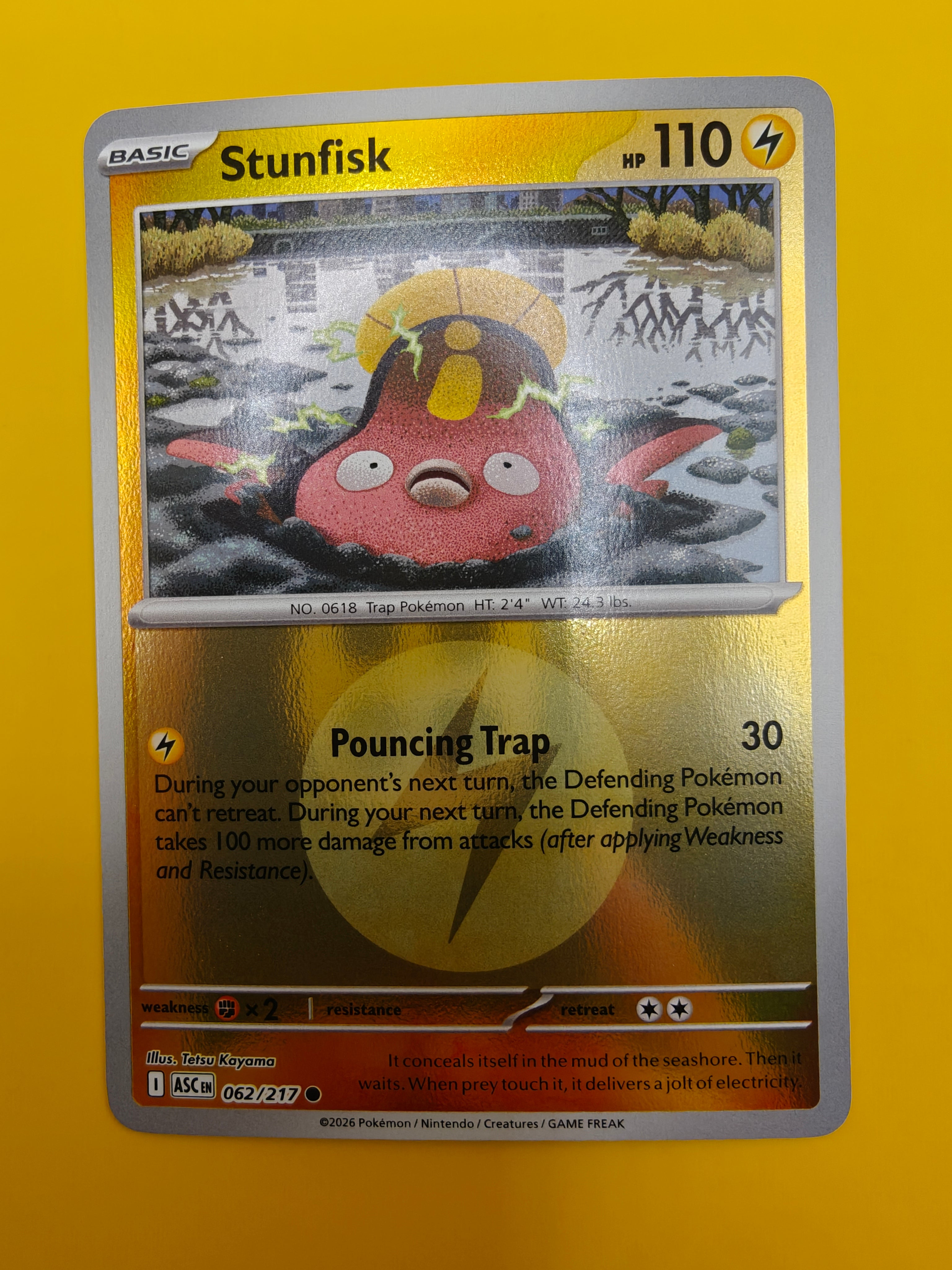 Stunfisk Energy Stamp - Ascended Heroes