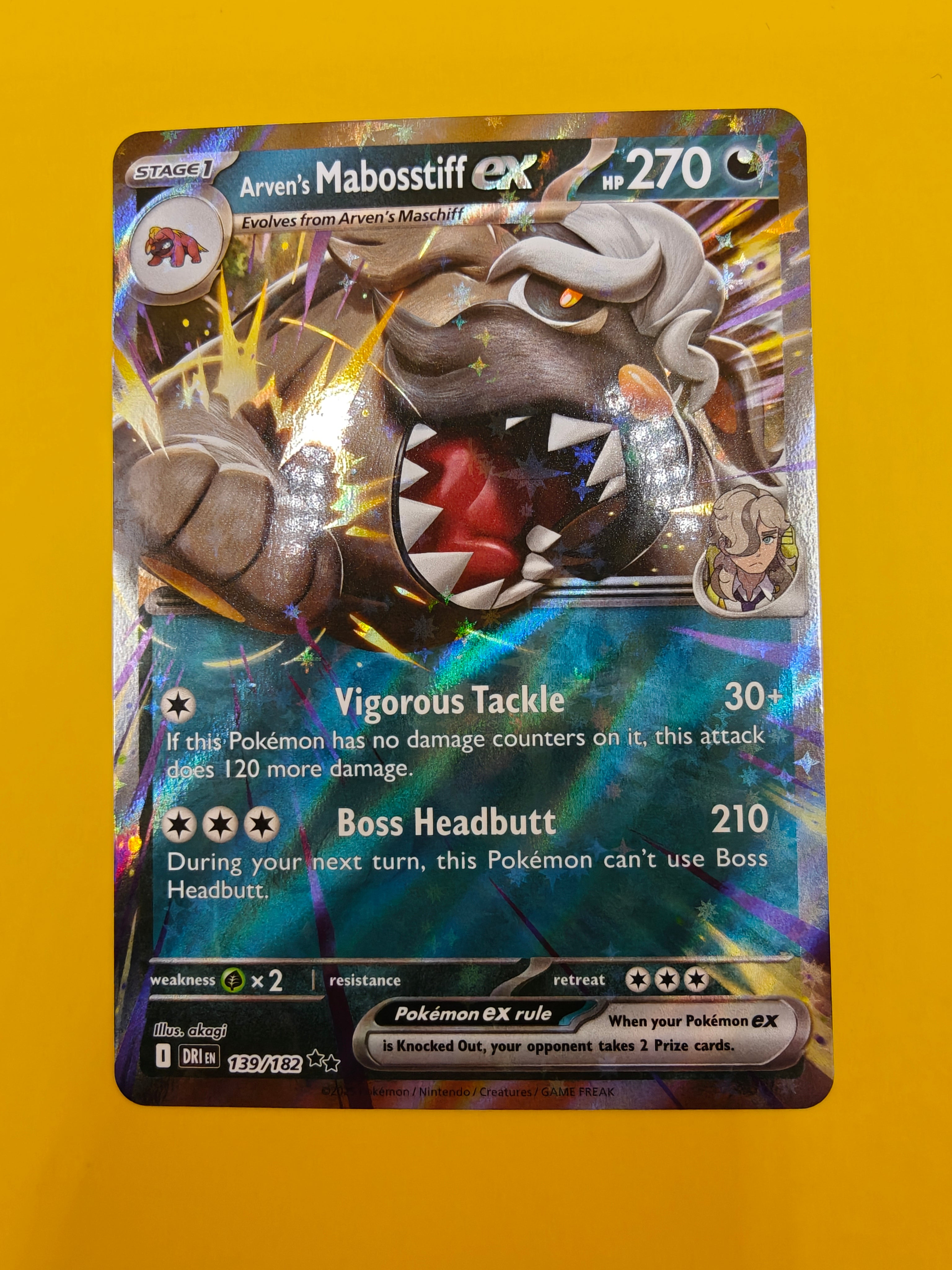 Arven's Mabosstiff ex - Destined Rivals