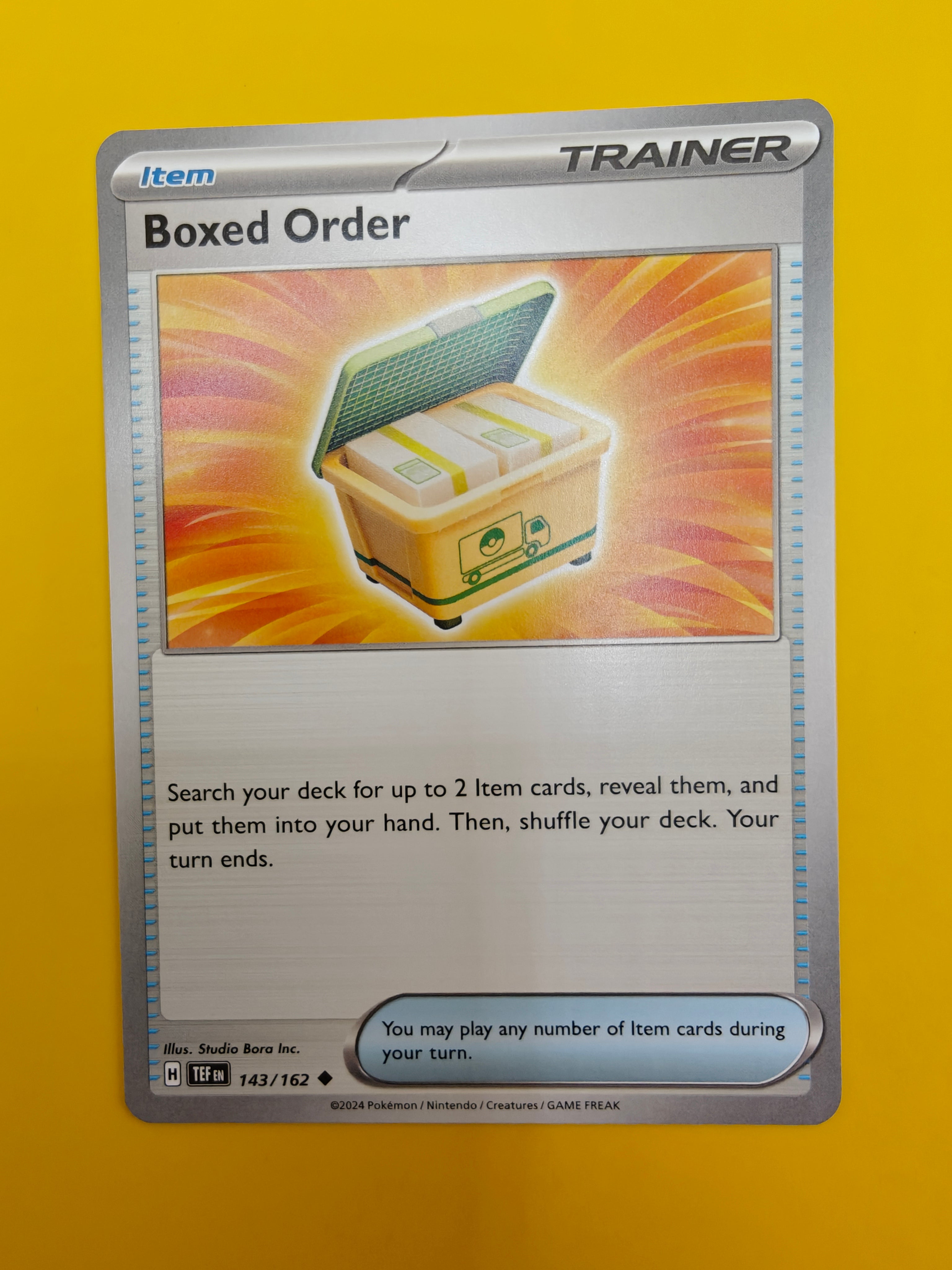 Boxed Order - Temporal Forces