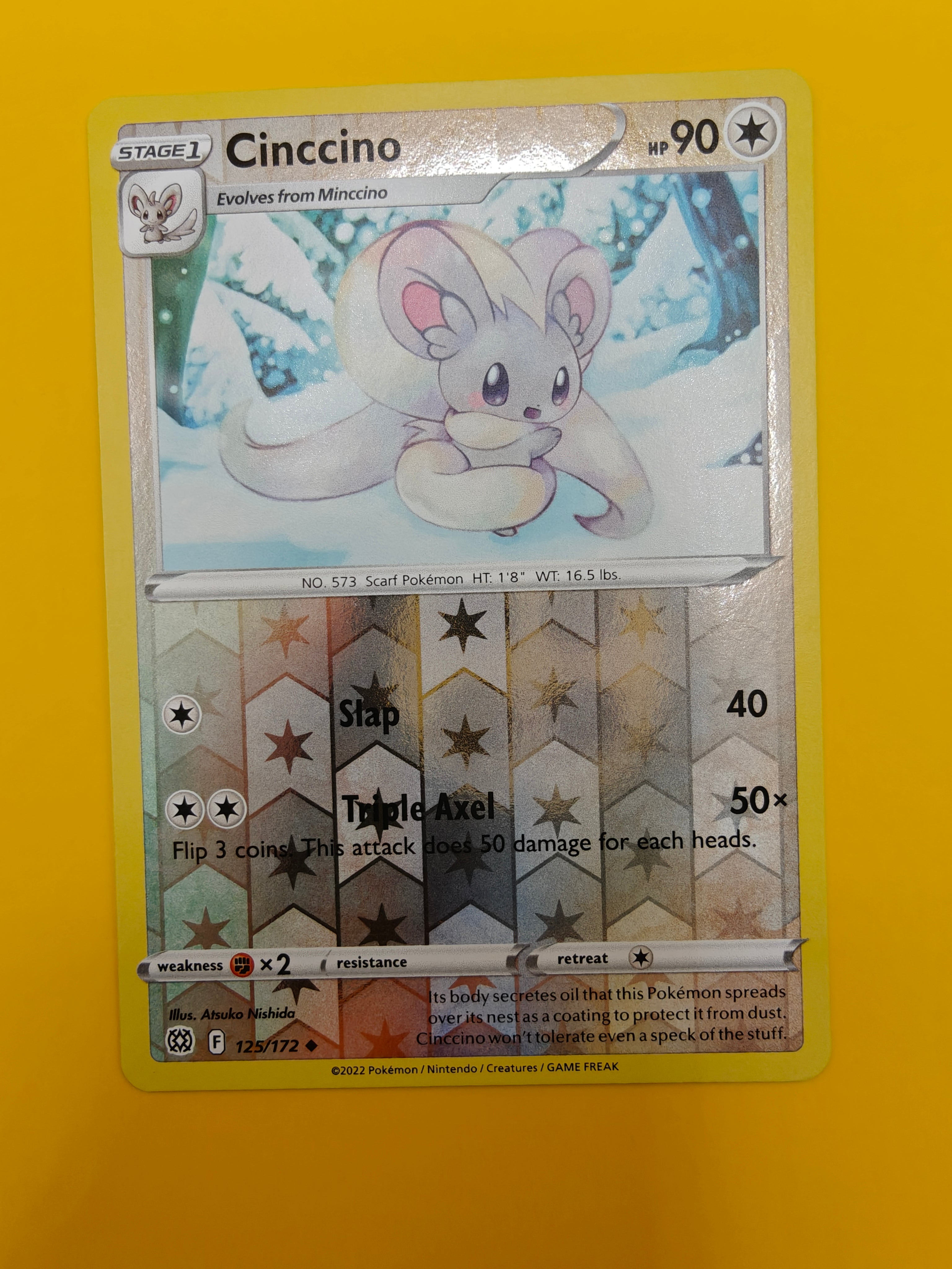 Cinccino Reverse Holo - Brilliant Stars