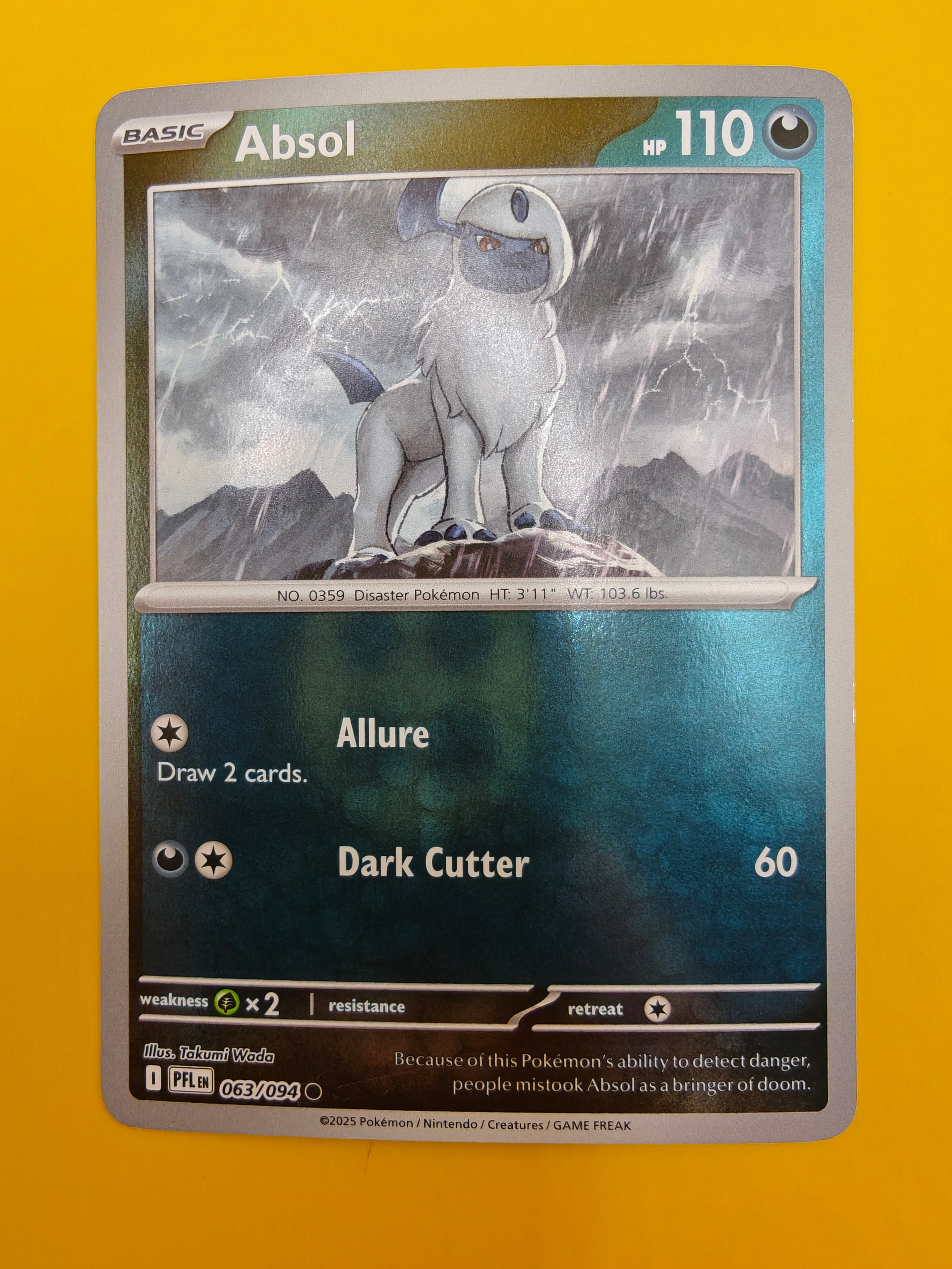 Absol Reverse Holo - Phantasmal Flames
