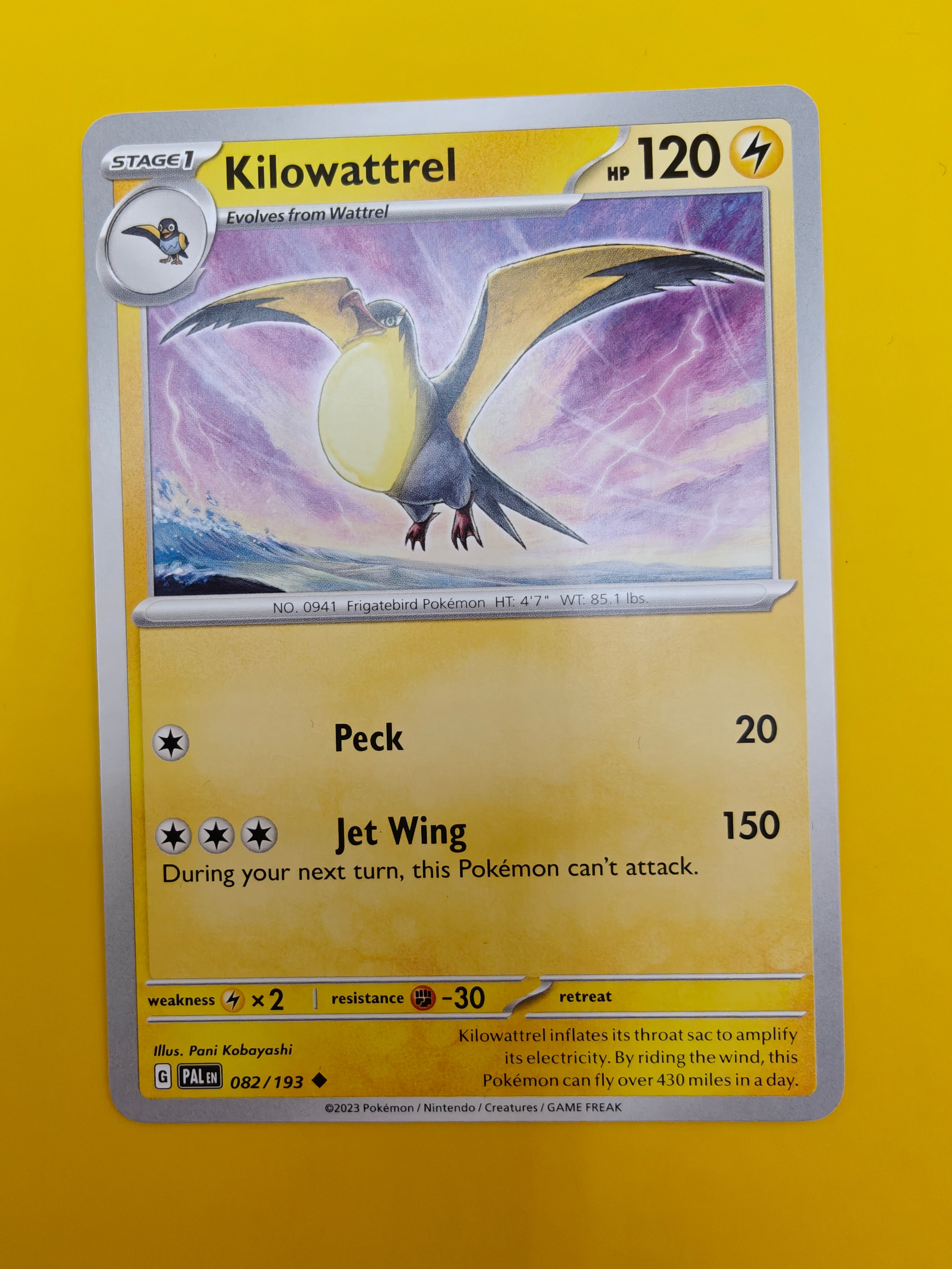 Kilowattrel - Paldea Evolved