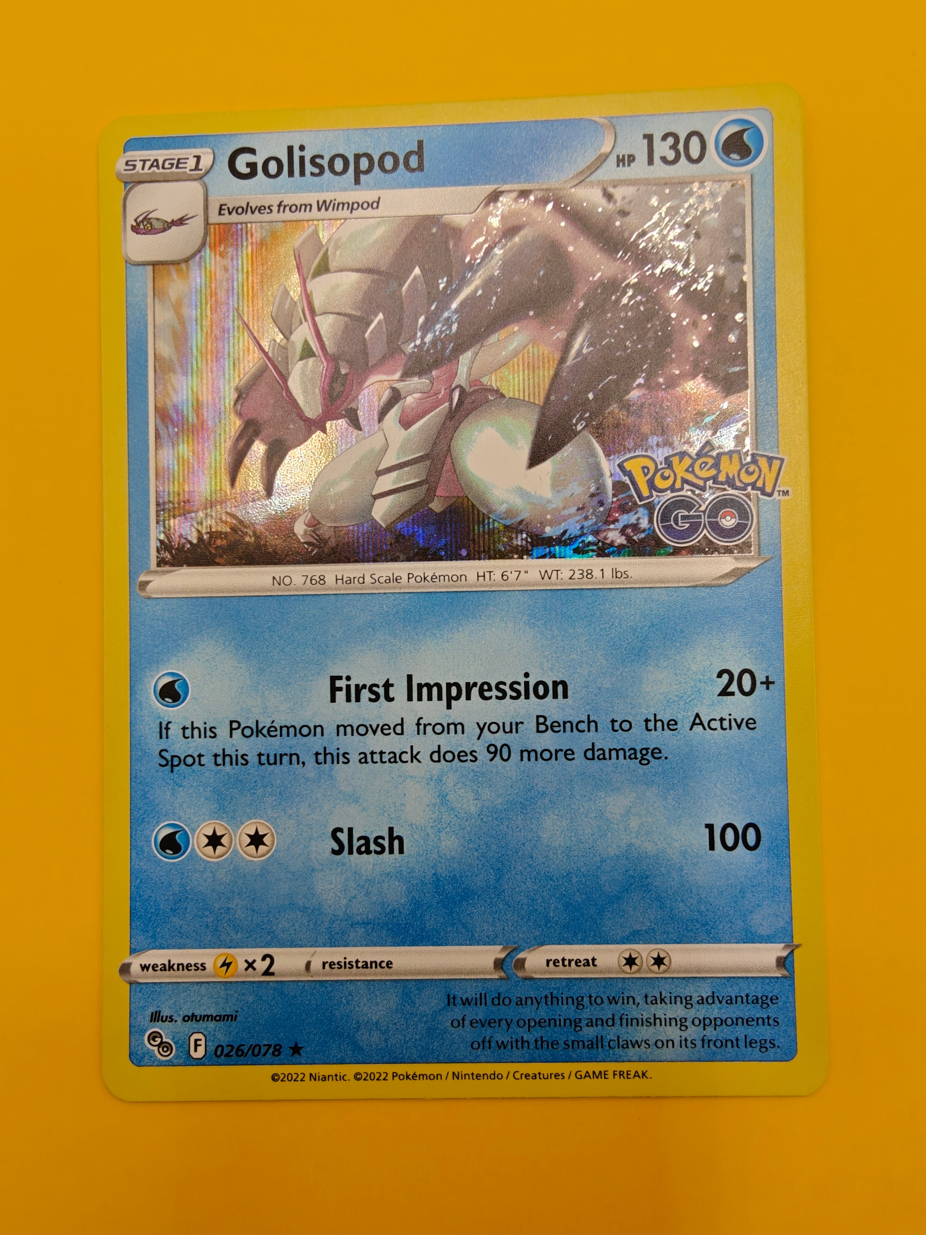 Golisopod Holo - Pokémon Go
