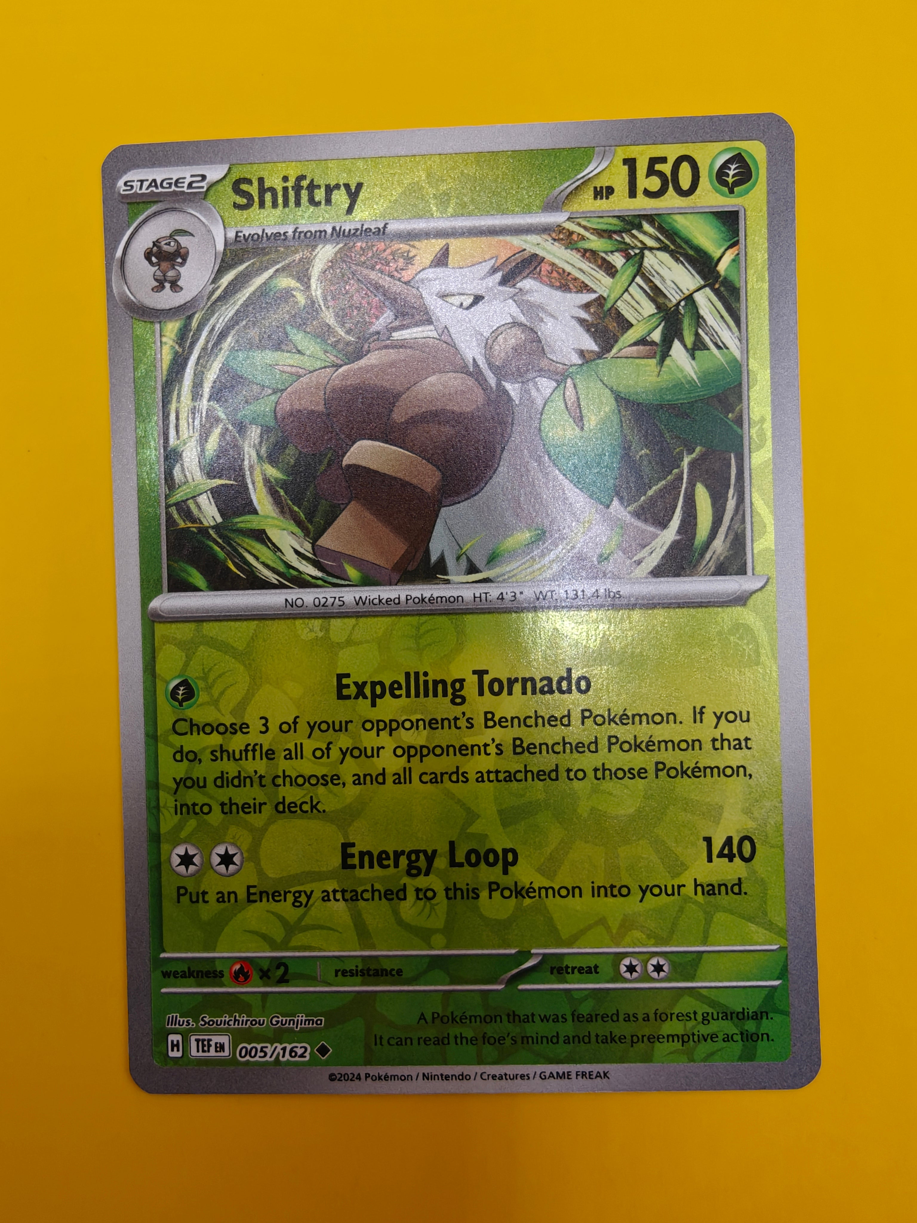 Shiftry Reverse Holo - Temporal Forces