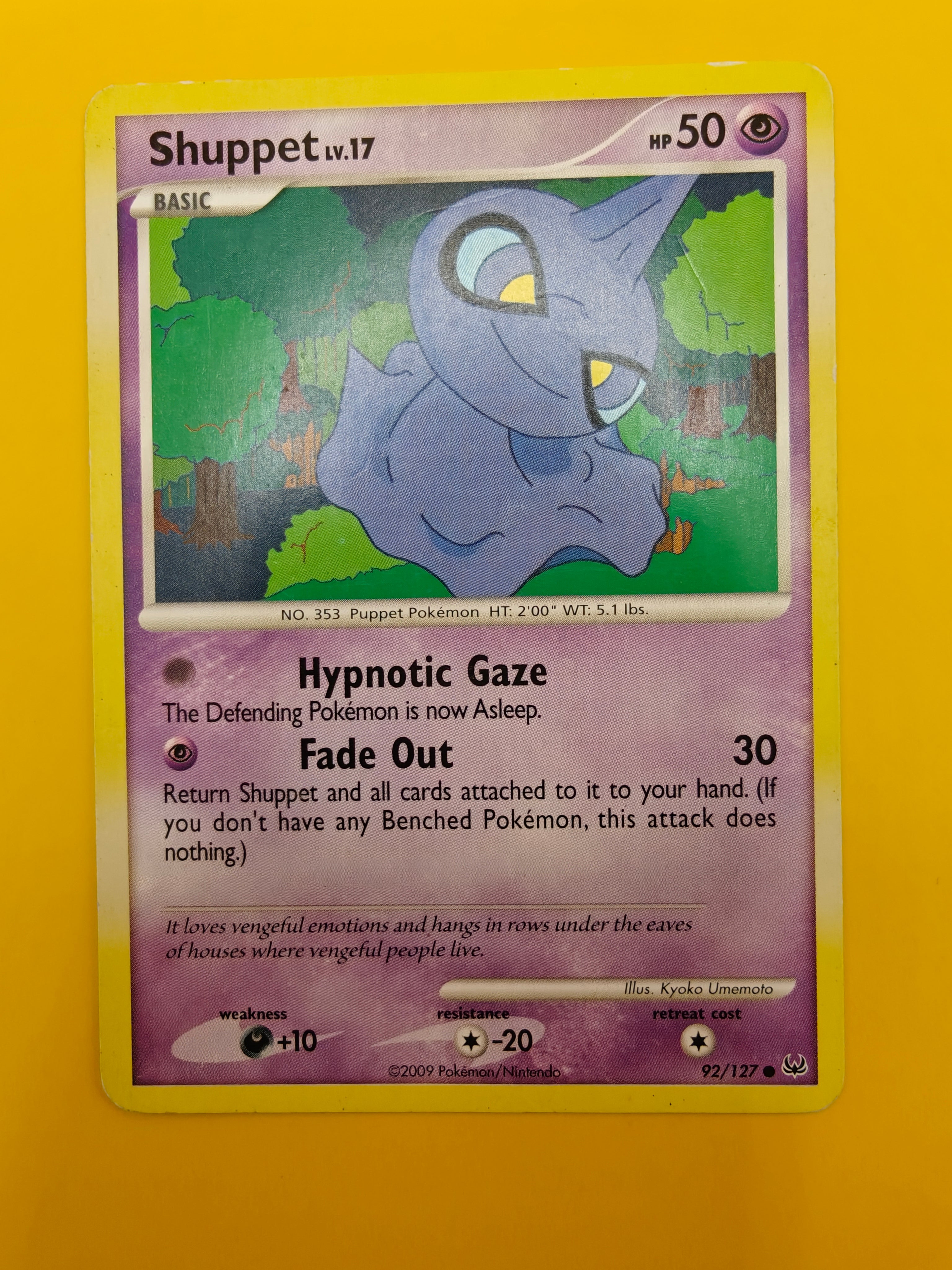 Shuppet Lv.17 - Platinum Base Set