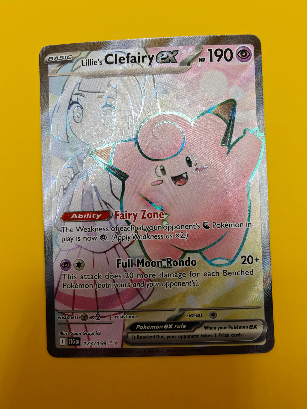 Lillie's Clefairy ex Full Art - Journey Together