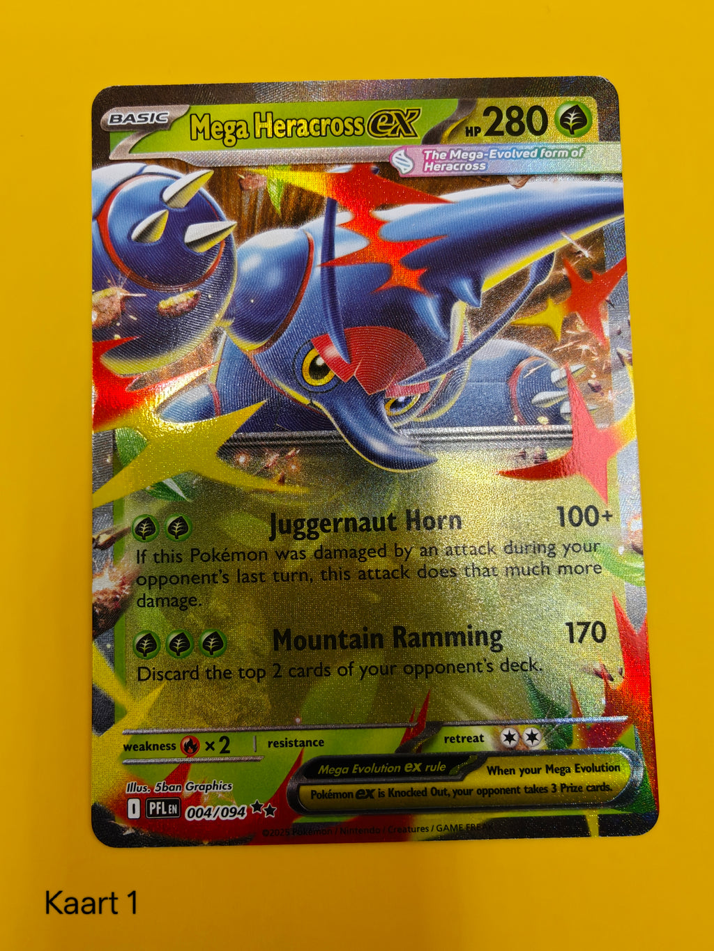 Mega Heracross ex - Phantasmal Flames