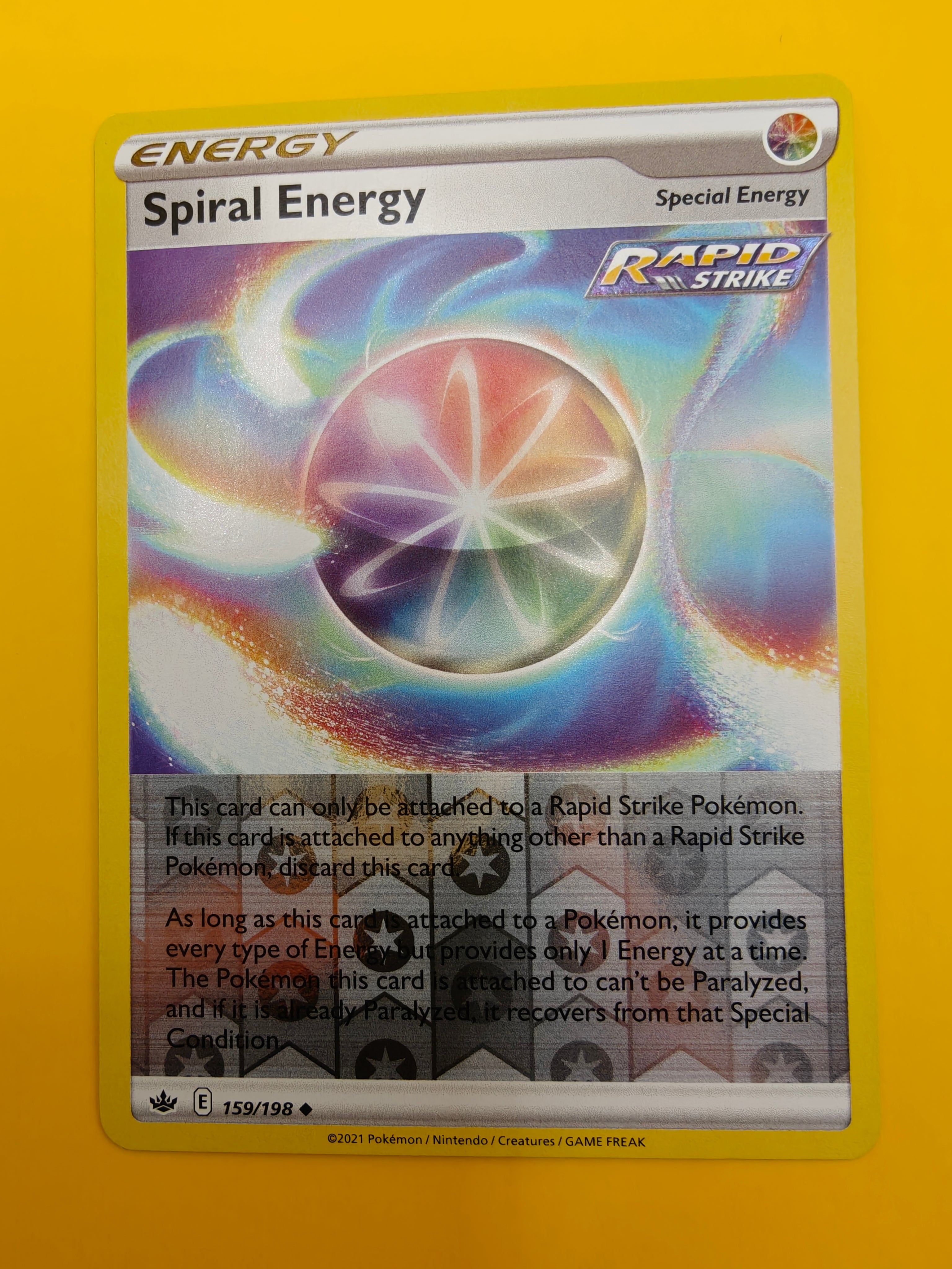 Spiral Energy Reverse Holo - Chilling Reign