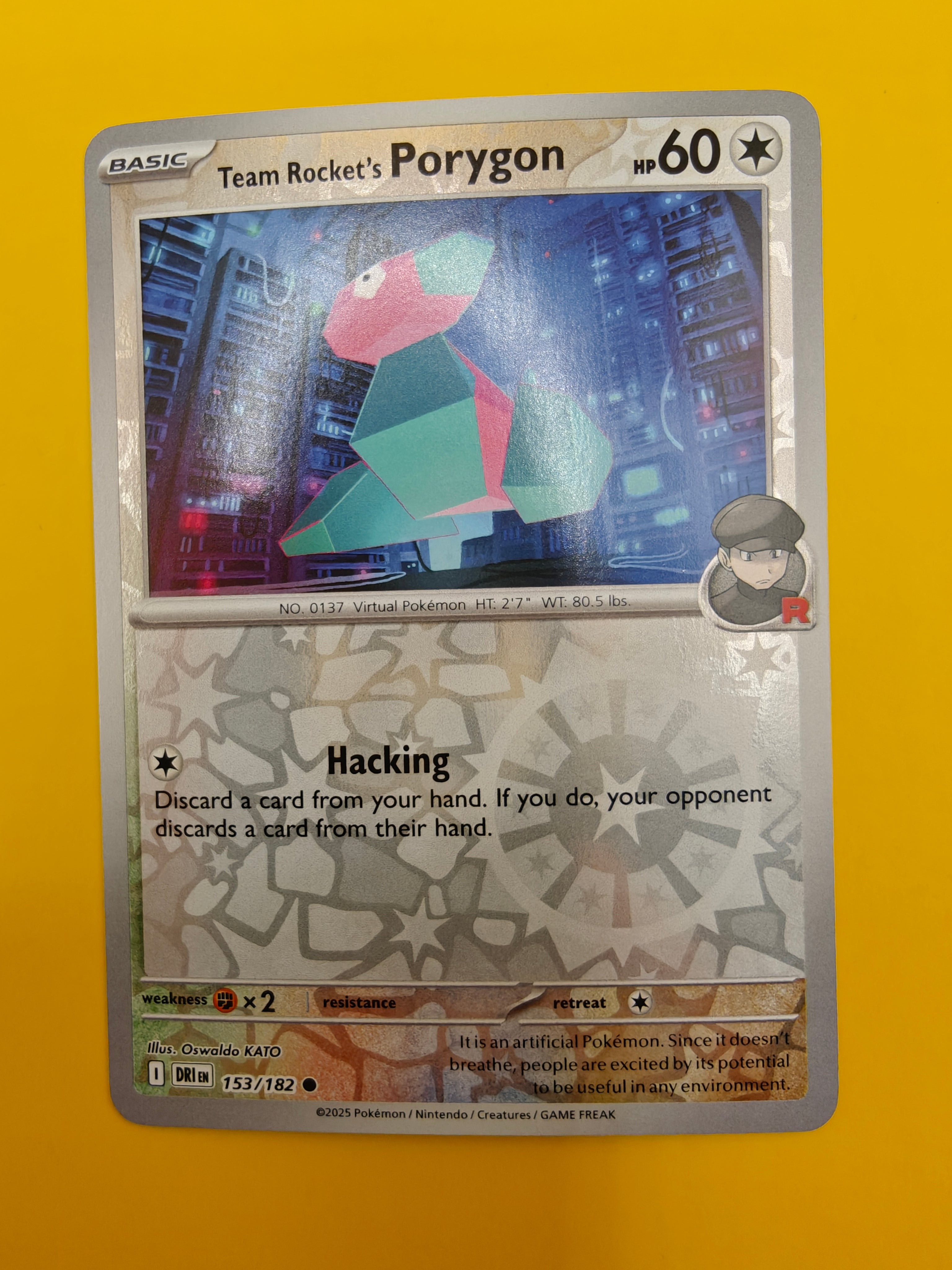 Team Rocket's Porygon Reverse Holo - Destined Rivals