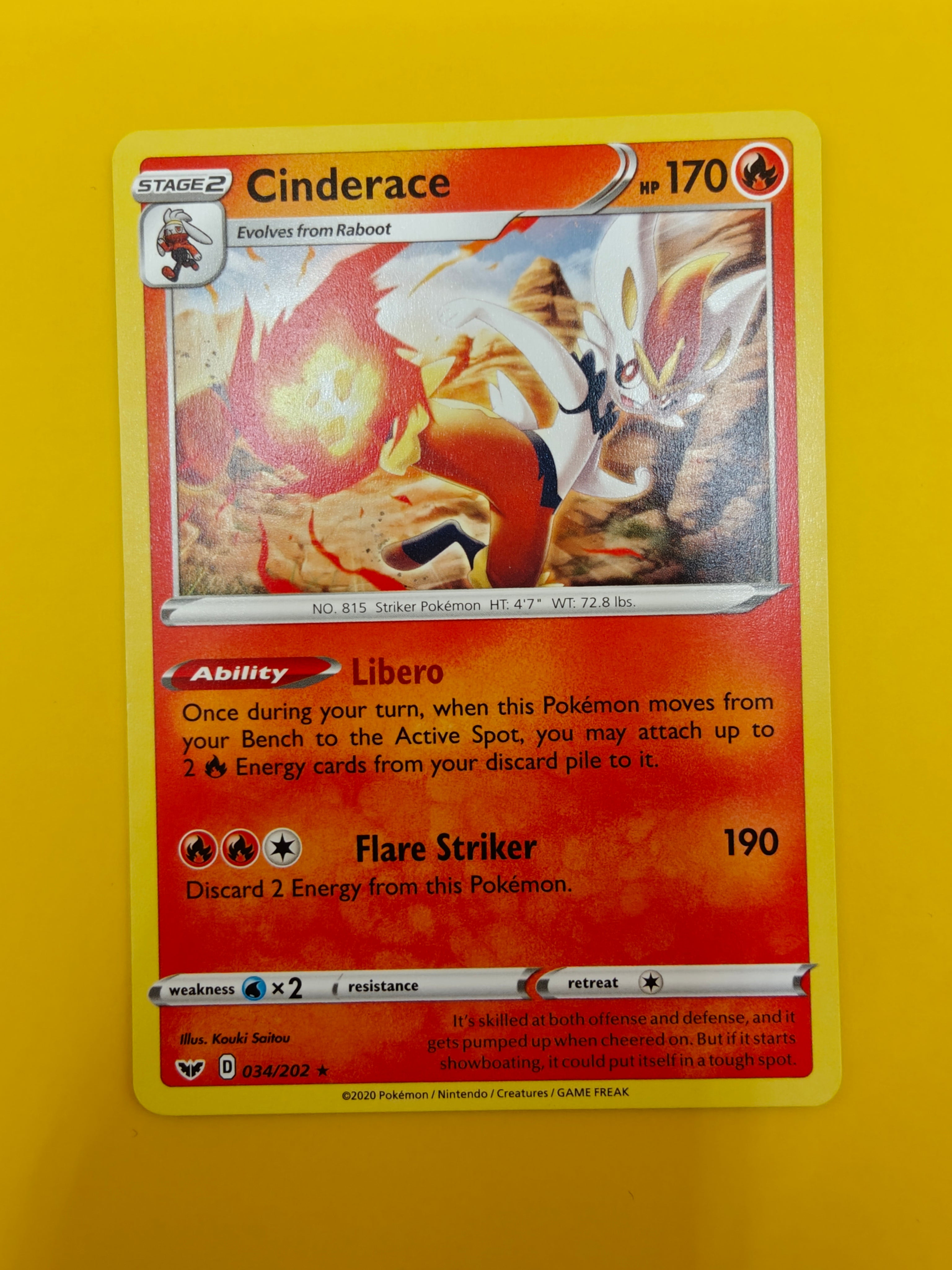 Cinderace - Sword & Shield Base Set