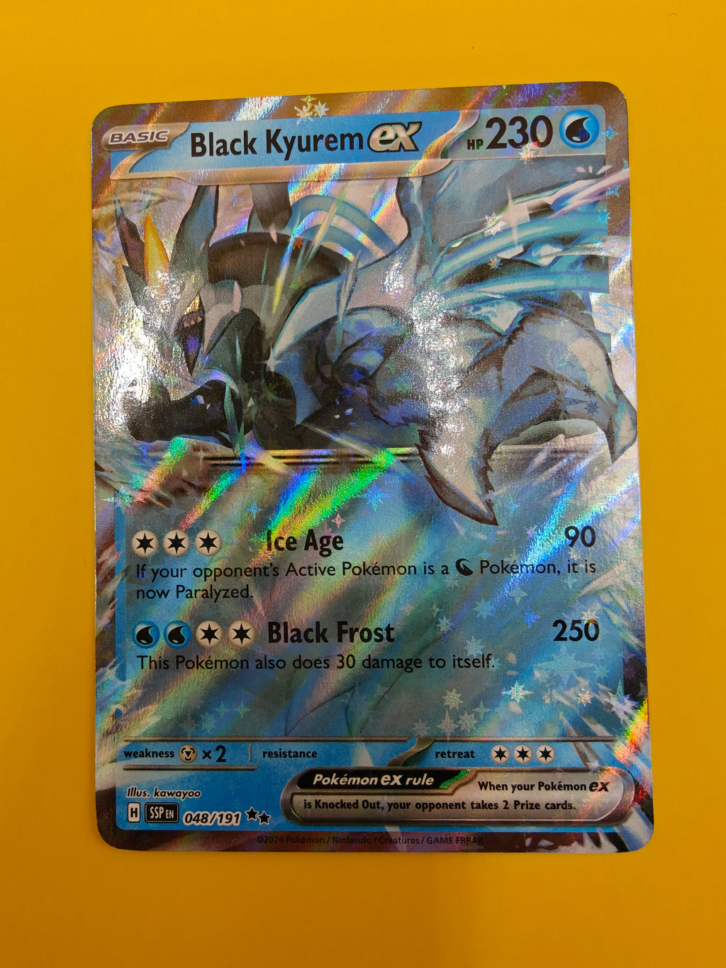 Black Kyurem ex - Surging Sparks