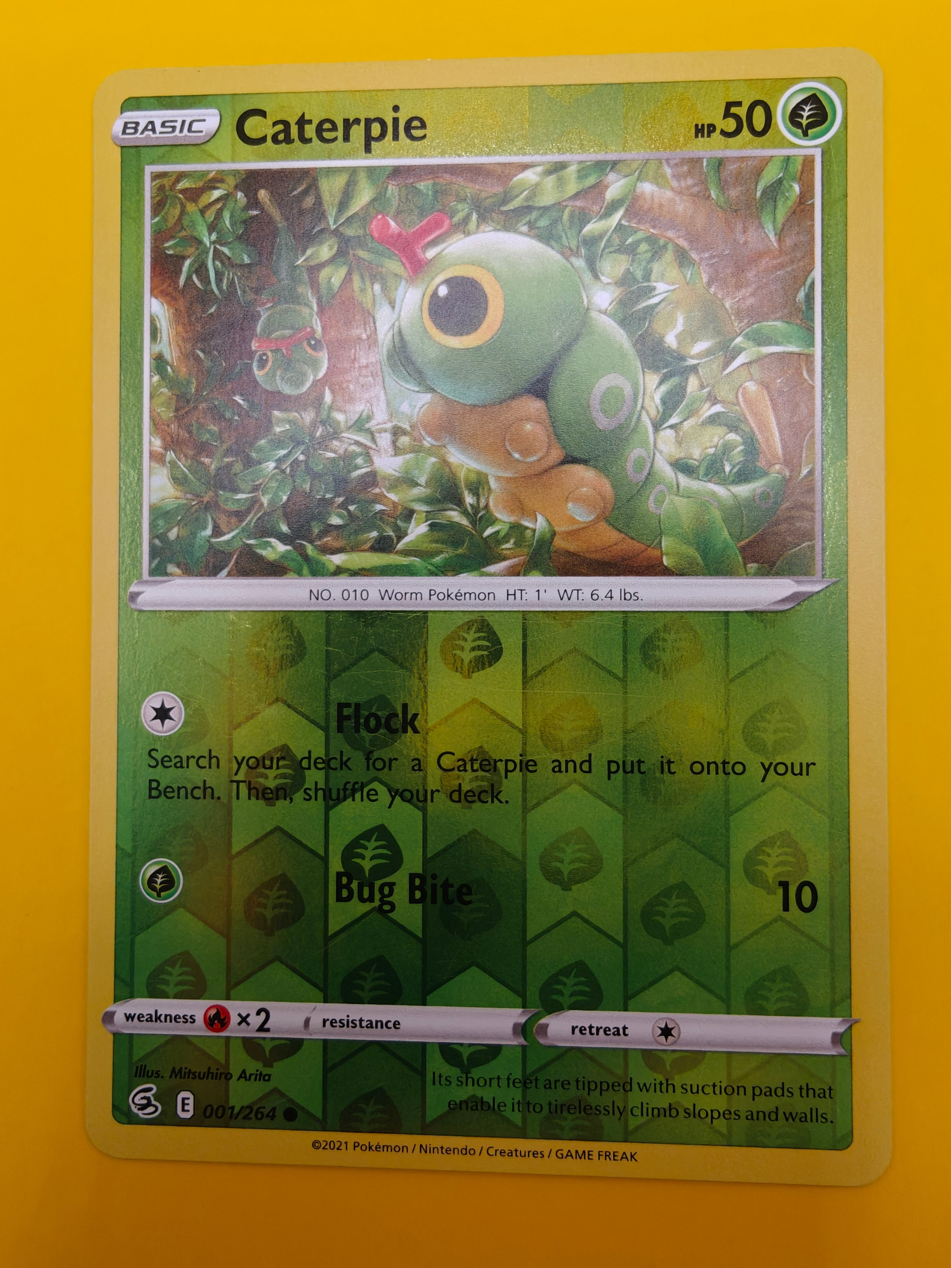 Caterpie Reverse Holo - Fusion Strike