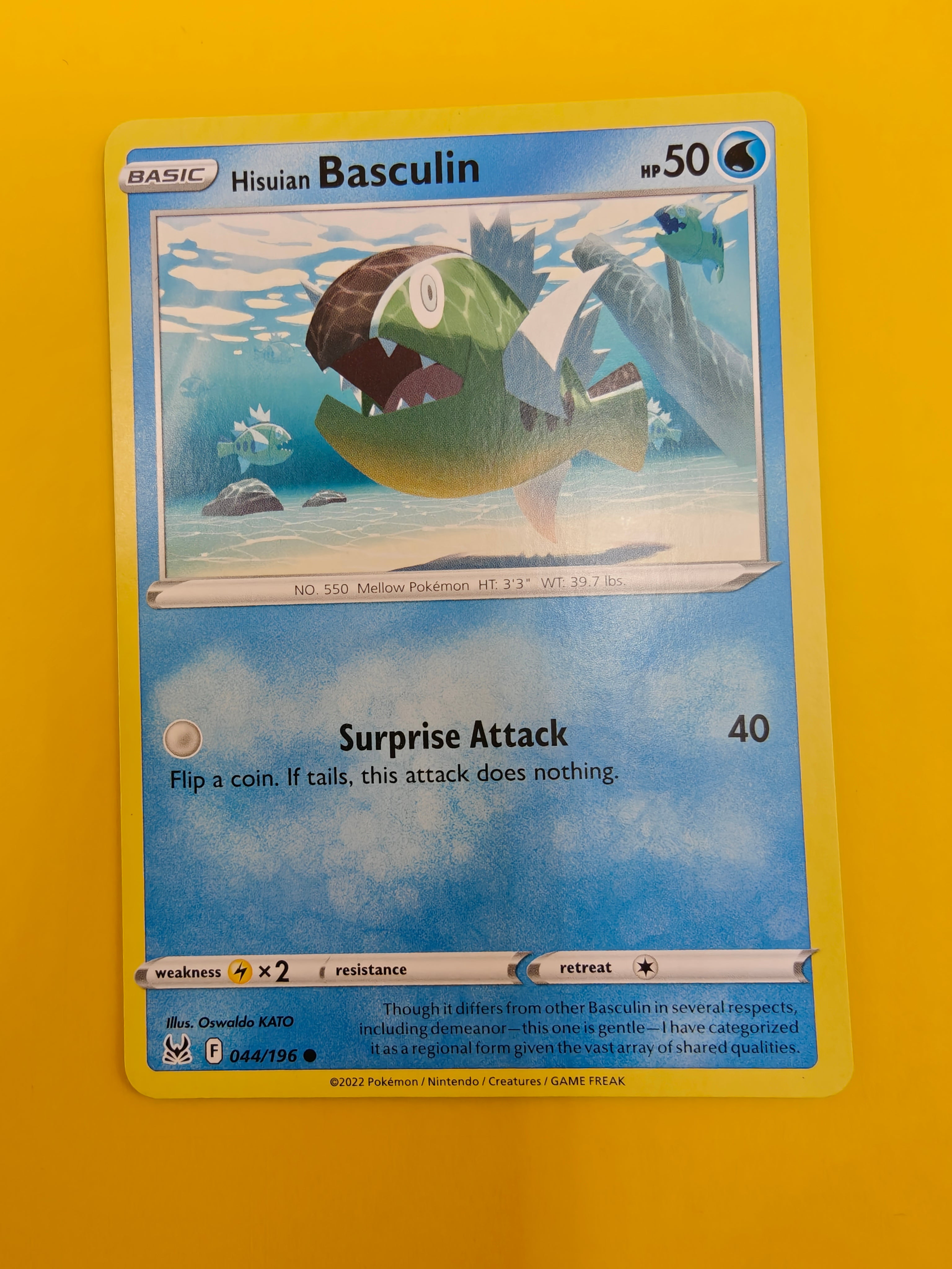Hisuian Basculin - Lost Origin