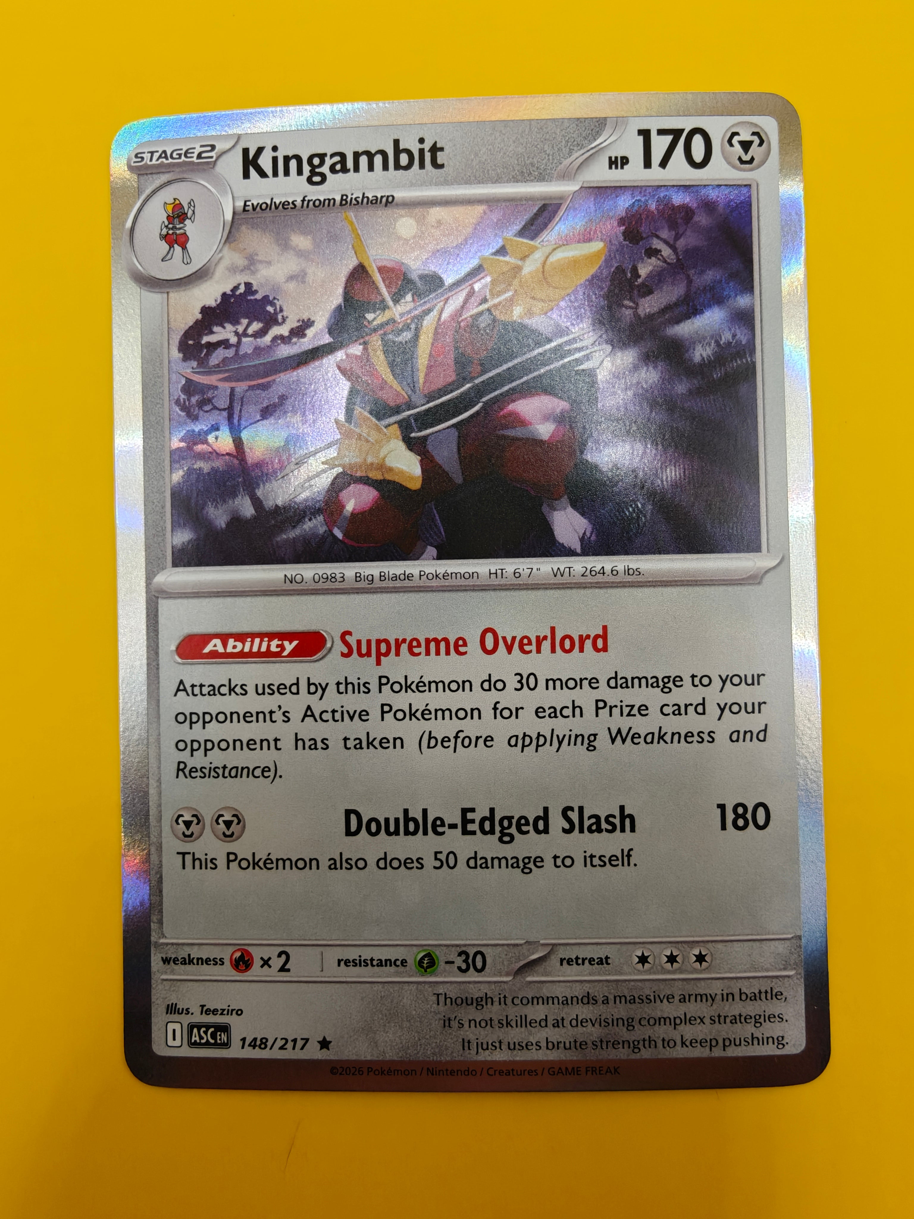 Kingambit Holo - Ascended Heroes