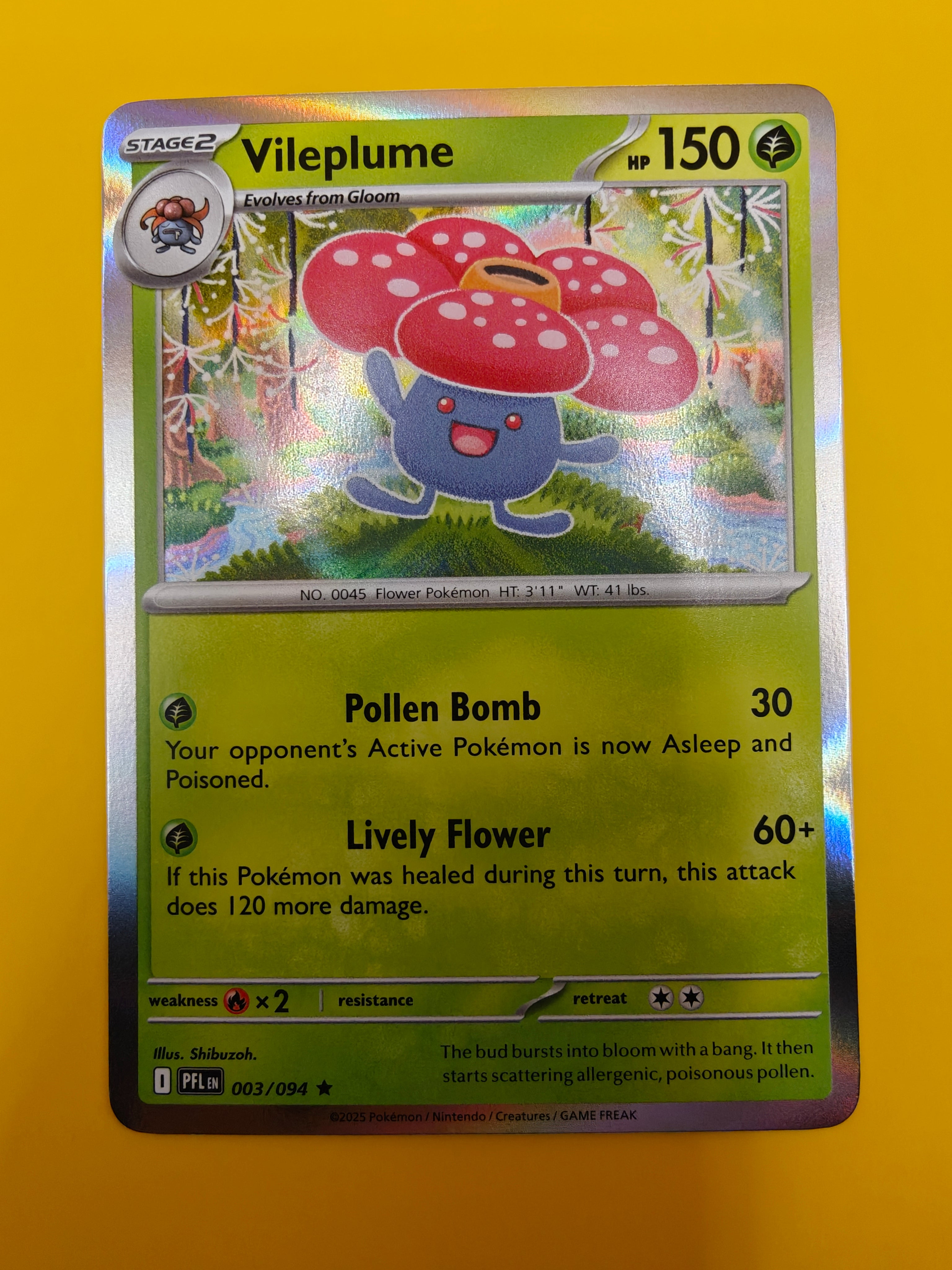 Vileplume Holo - Phantasmal Flames
