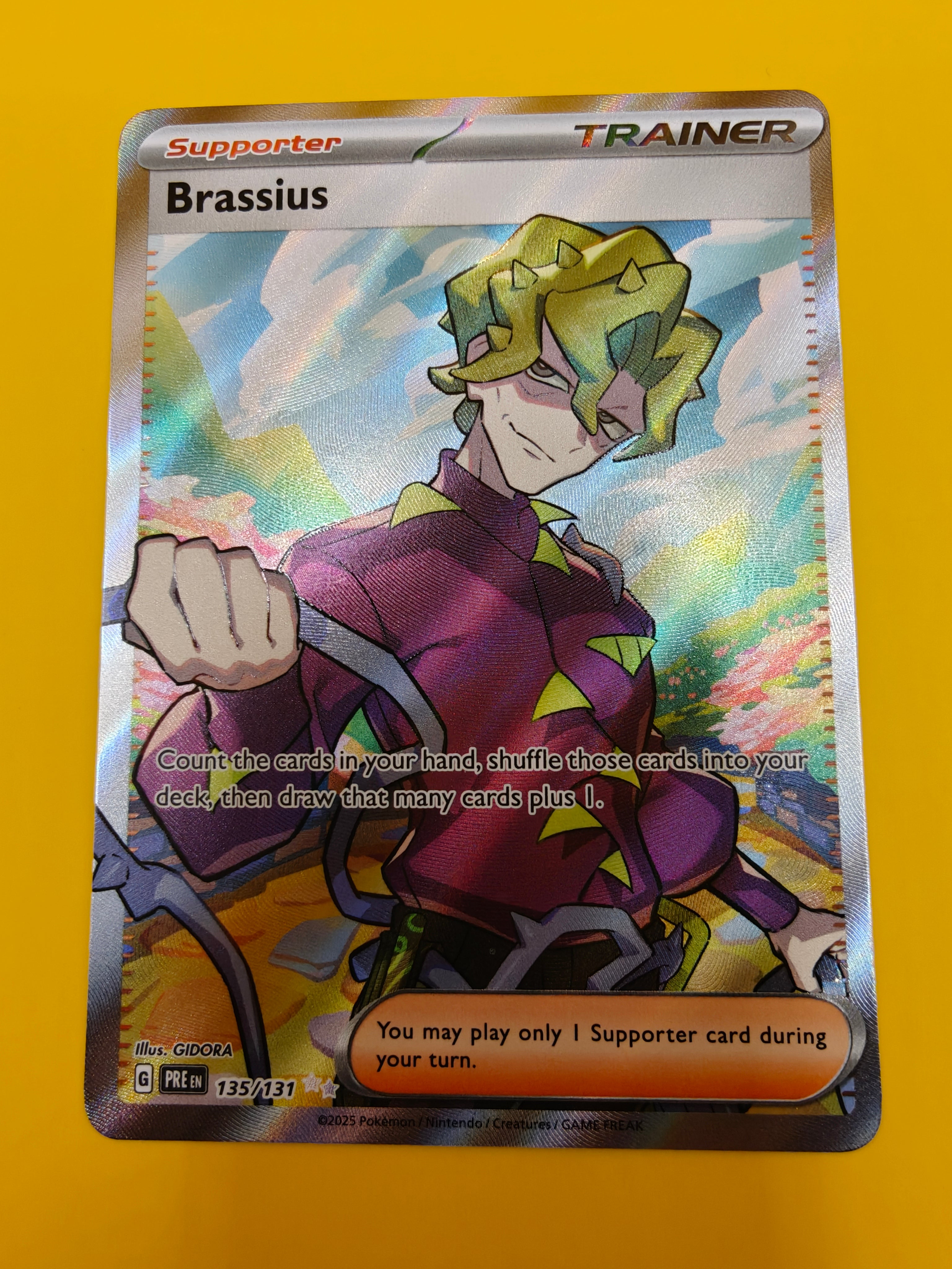Brassius Full Art - Prismatic Evolutions