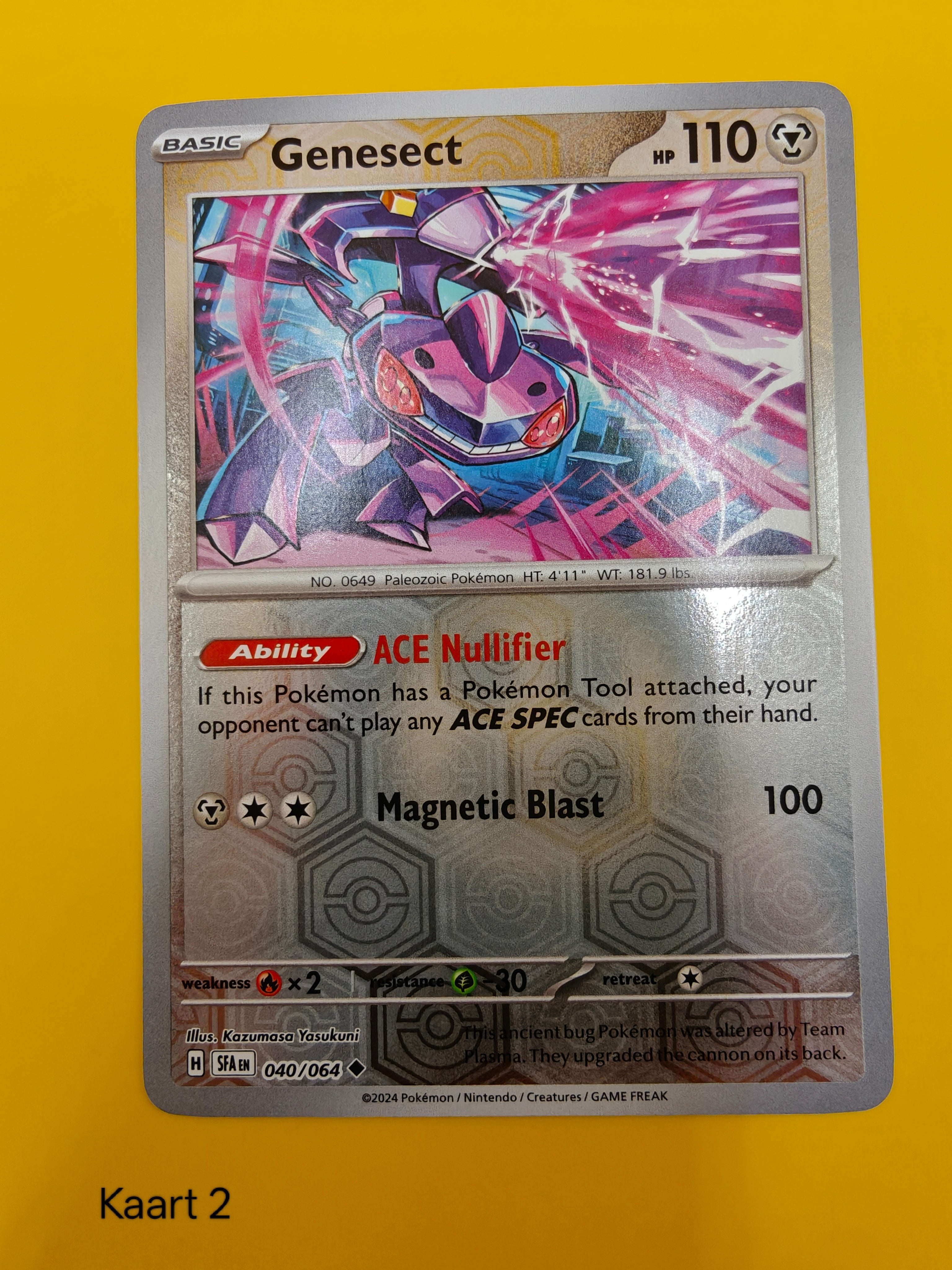 Genesect Reverse Holo - Shrouded Fable