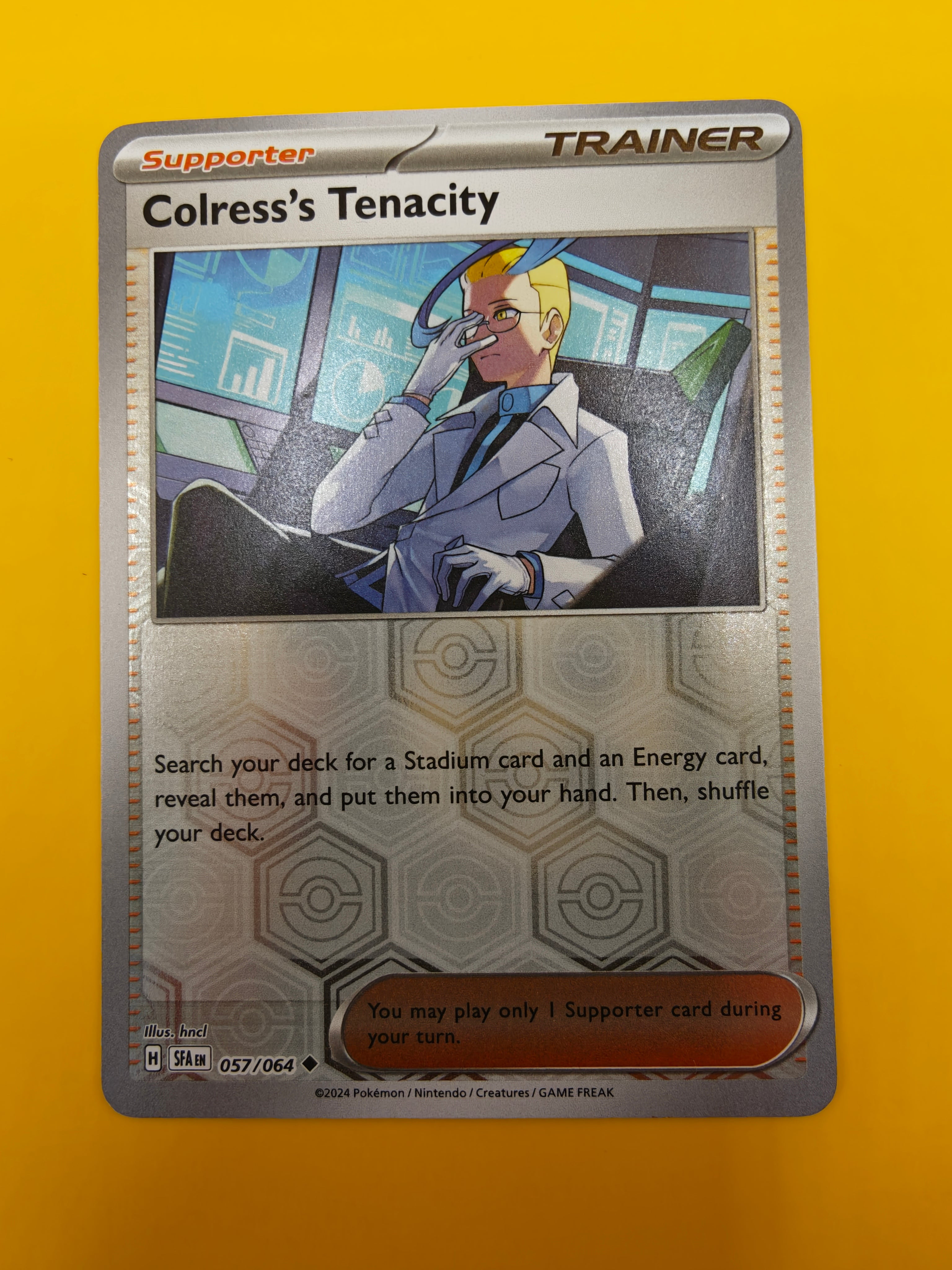 Colress's Tenacity Reverse Holo - Shrouded Fable