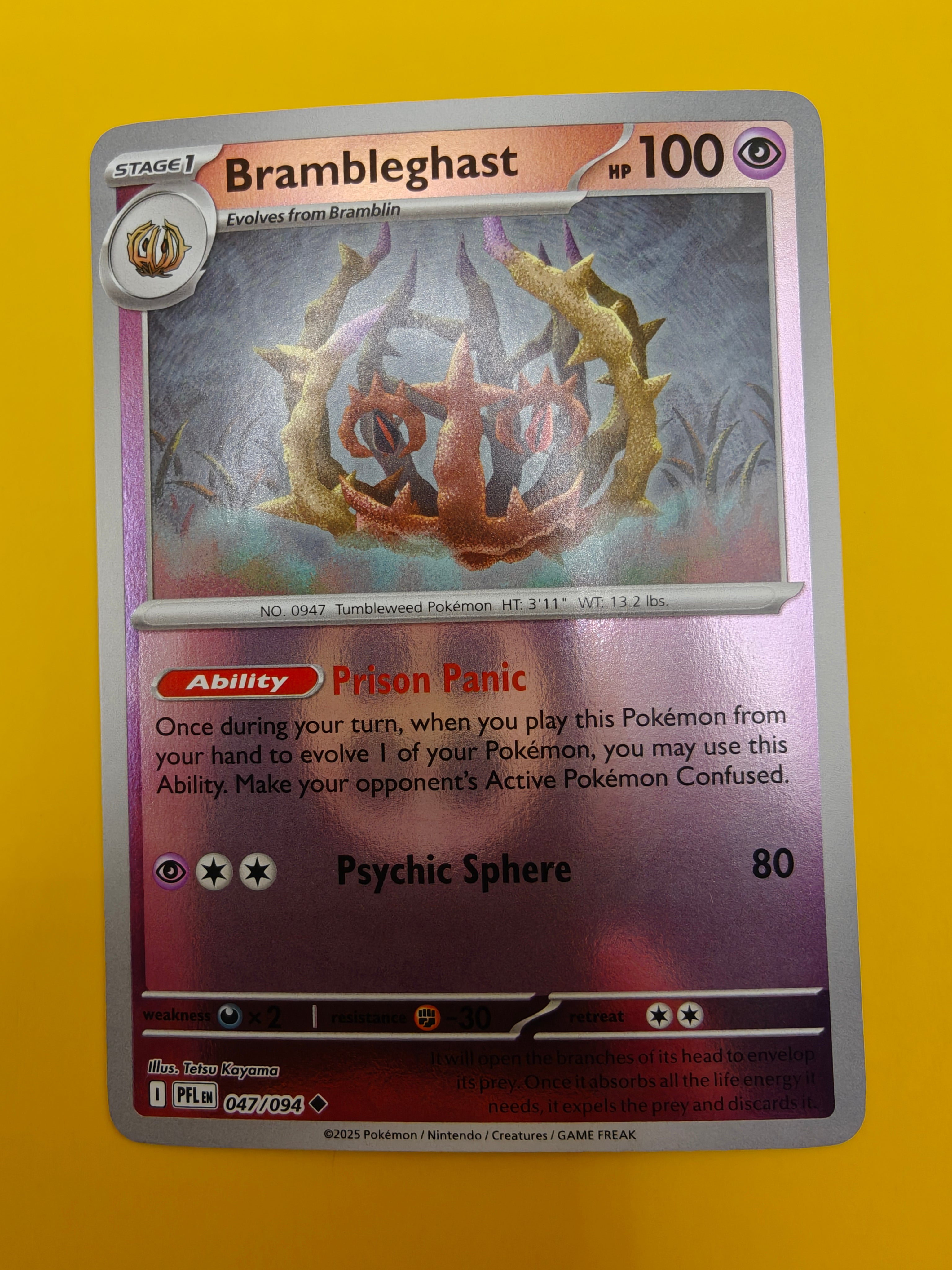 Brambleghast Reverse Holo - Phantasmal Flames