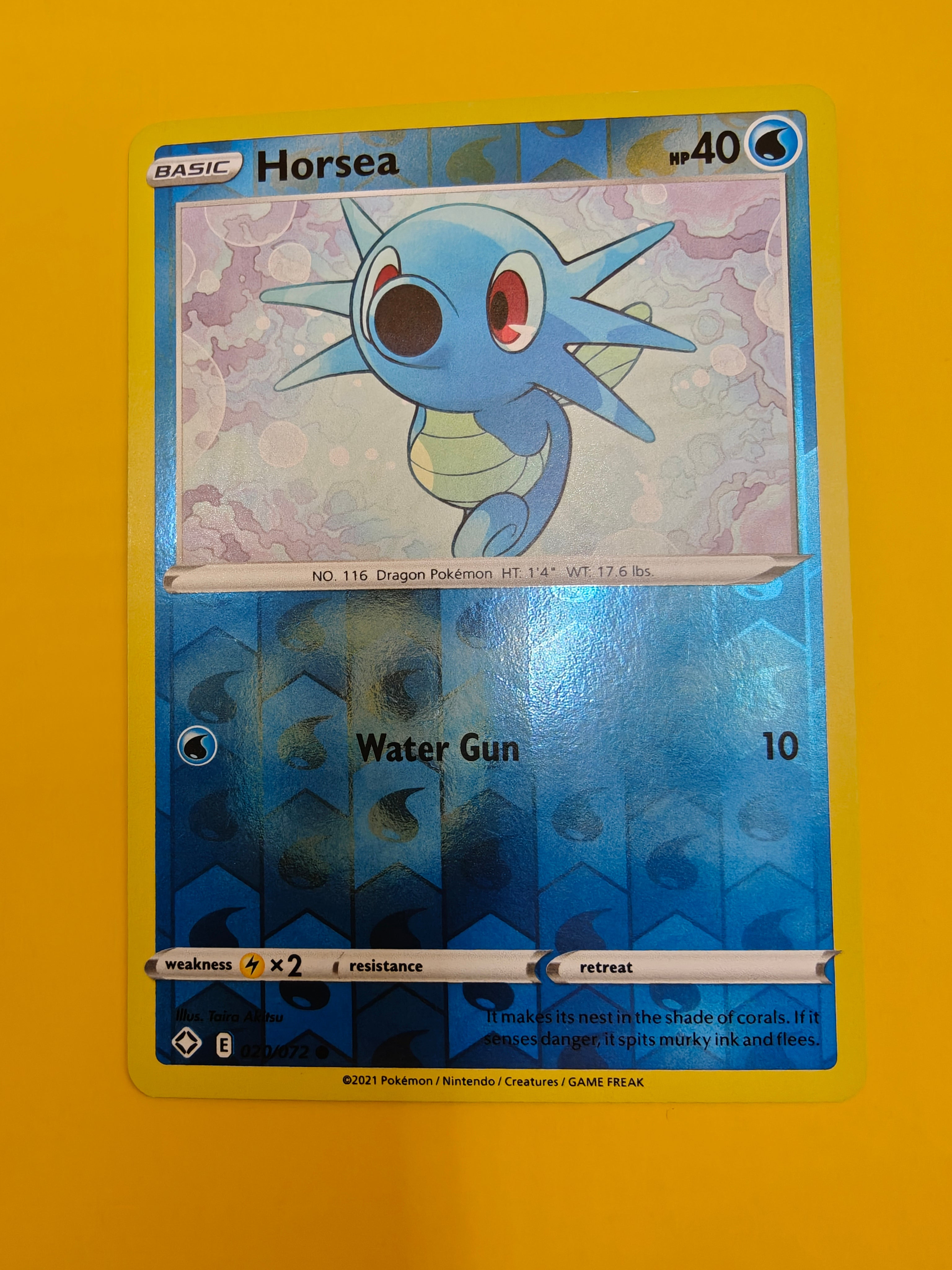 Horsea Reverse Holo - Shining Fates