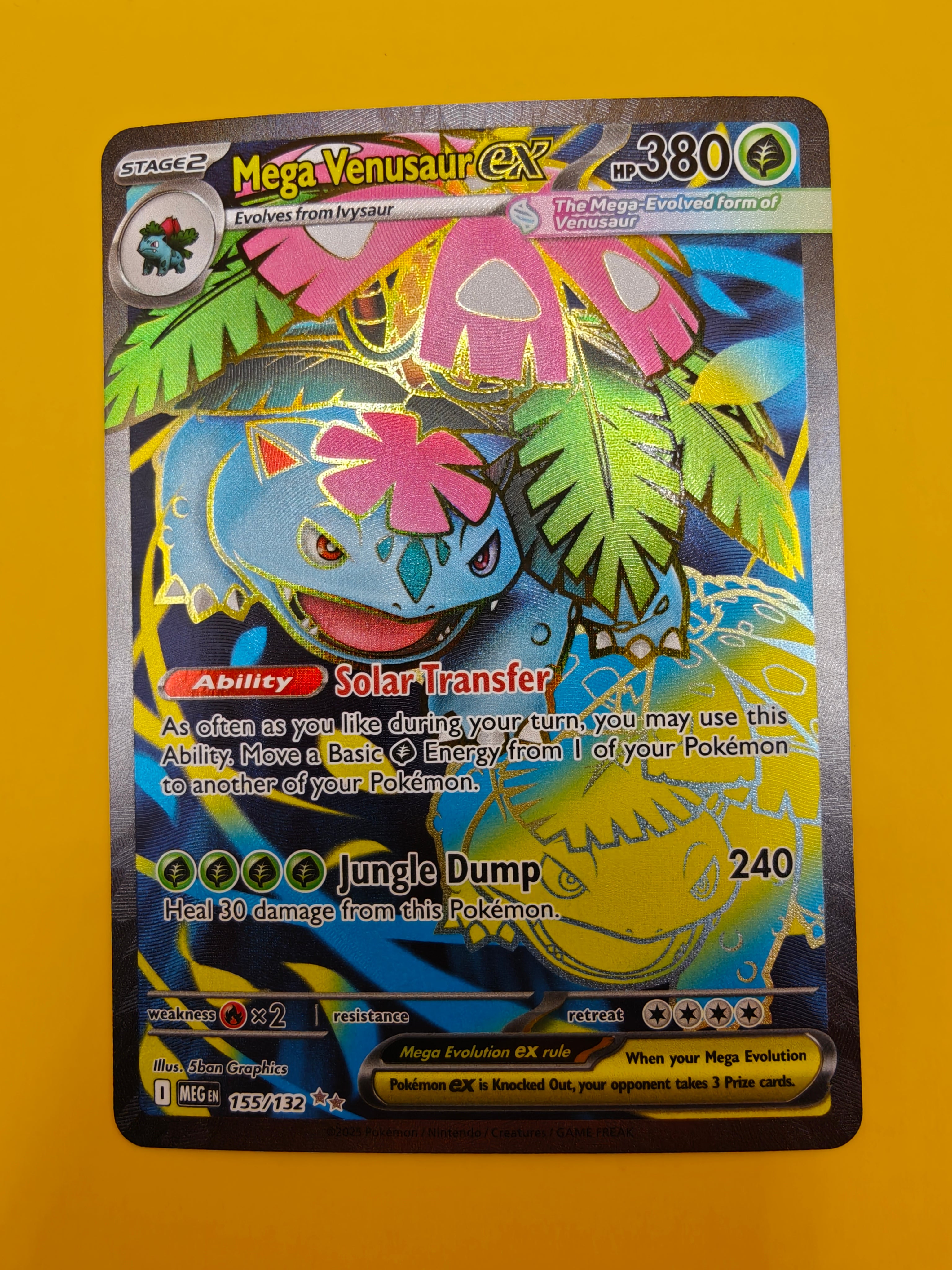 Mega Venusaur ex Full Art - Mega Evolution Base Set
