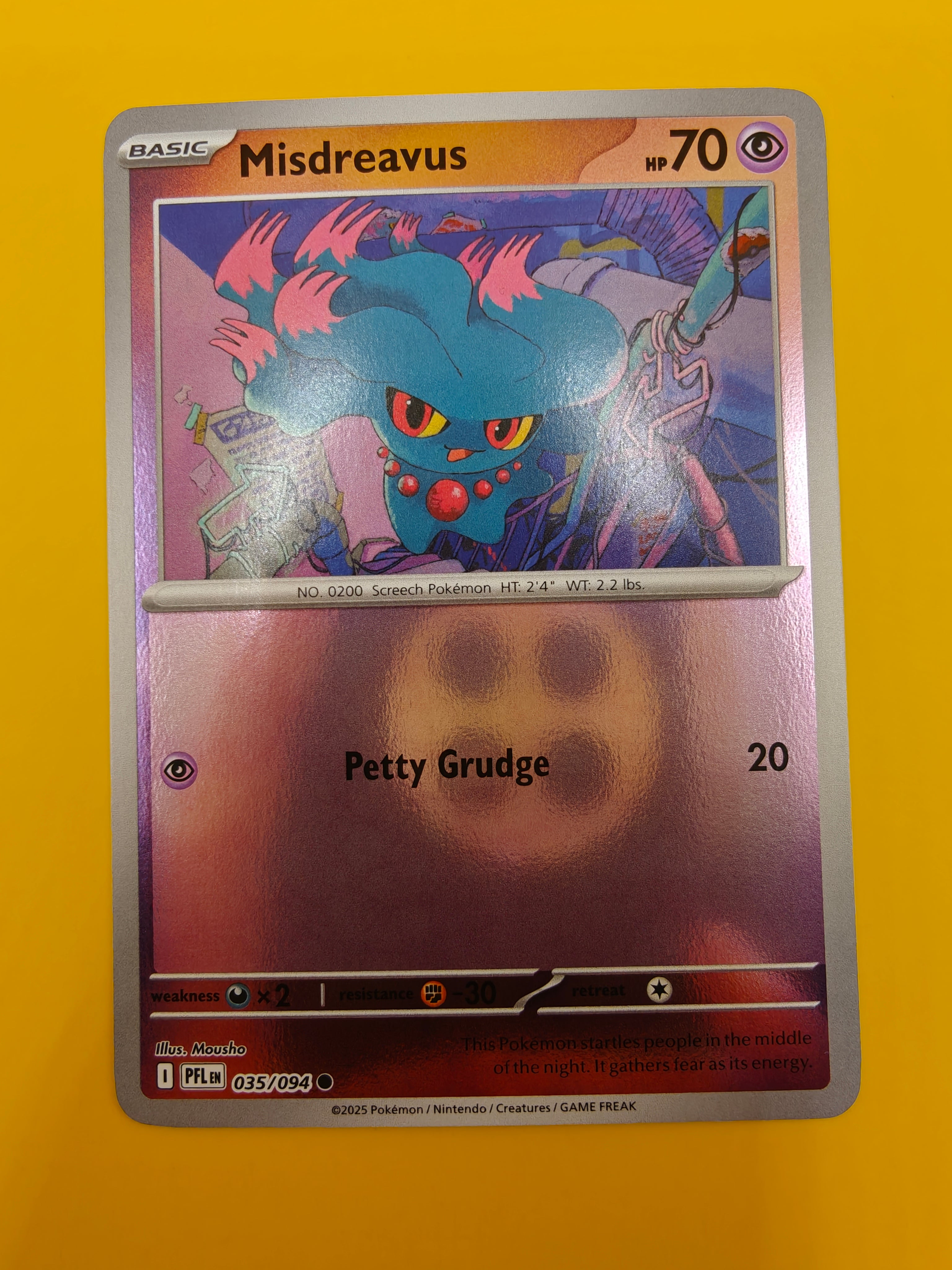 Misdreavus Reverse Holo - Phantasmal Flames