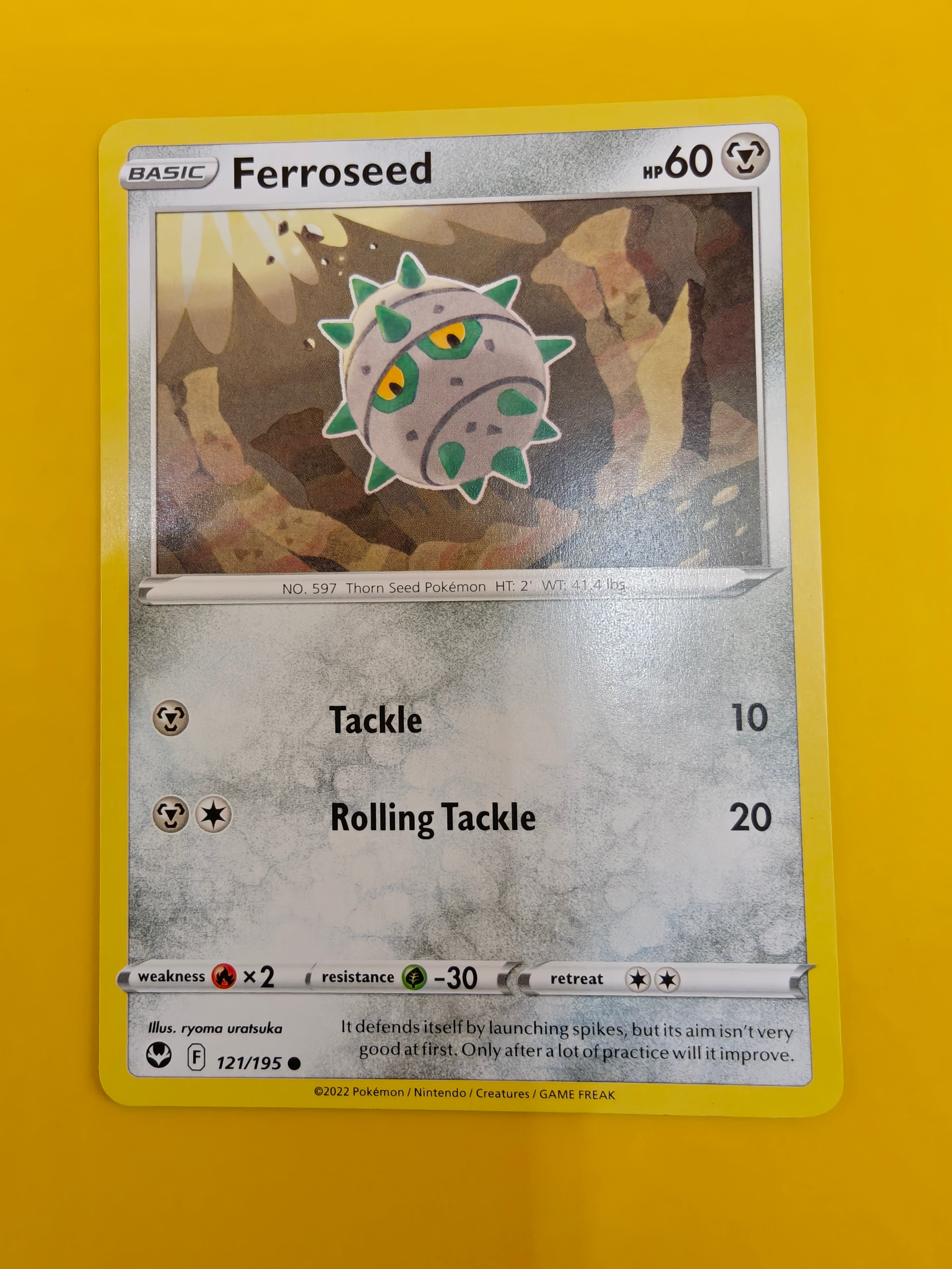 Ferroseed - Silver Tempest