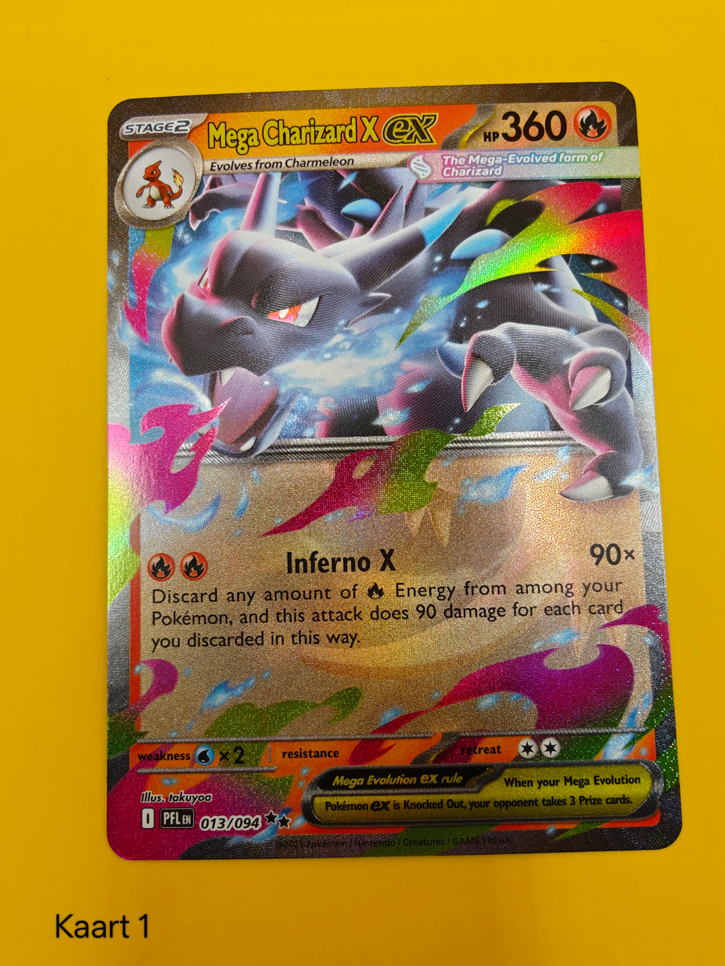 Mega Charizard X ex - Phantasmal Flames