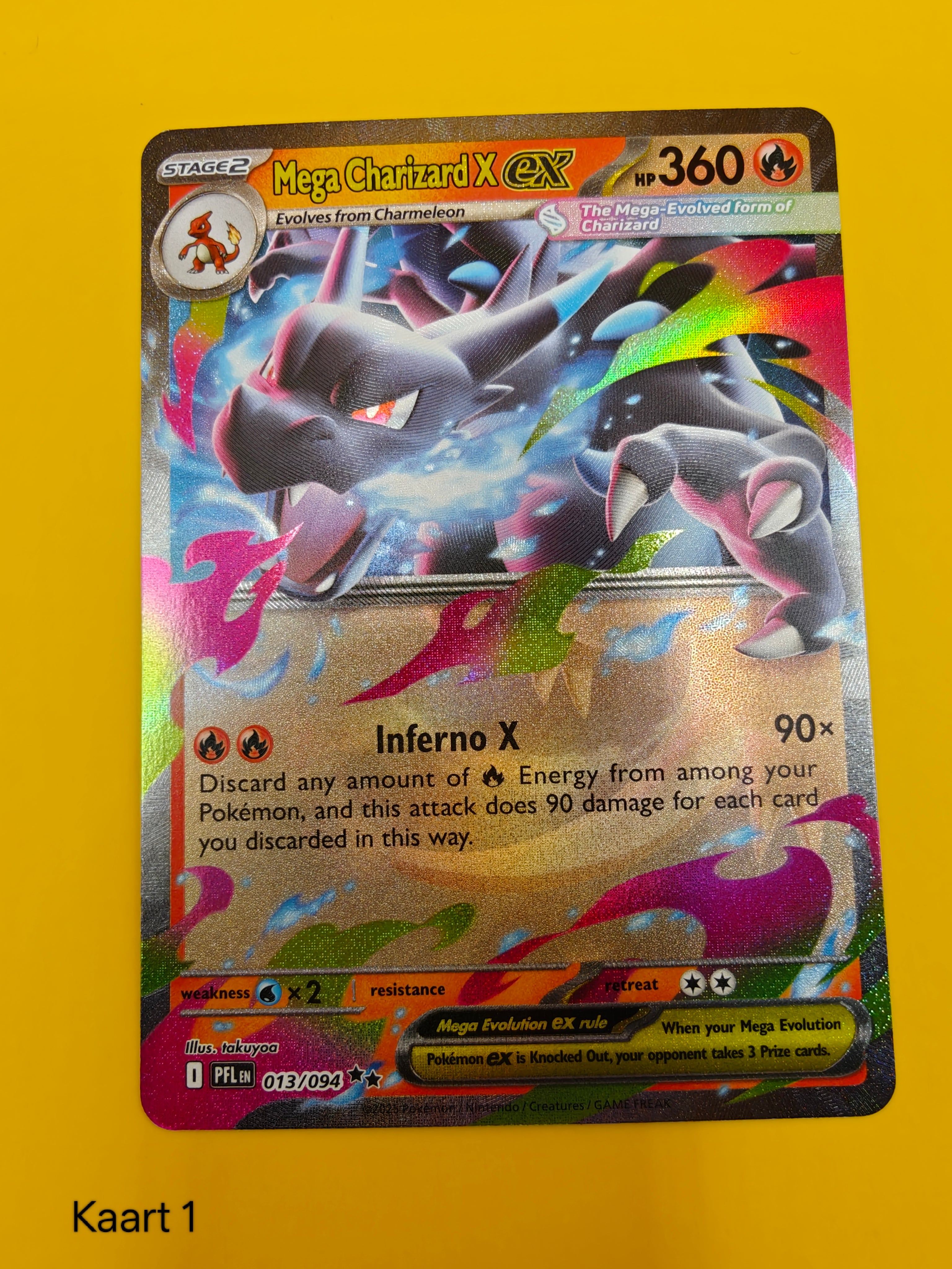 Mega Charizard X ex - Phantasmal Flames