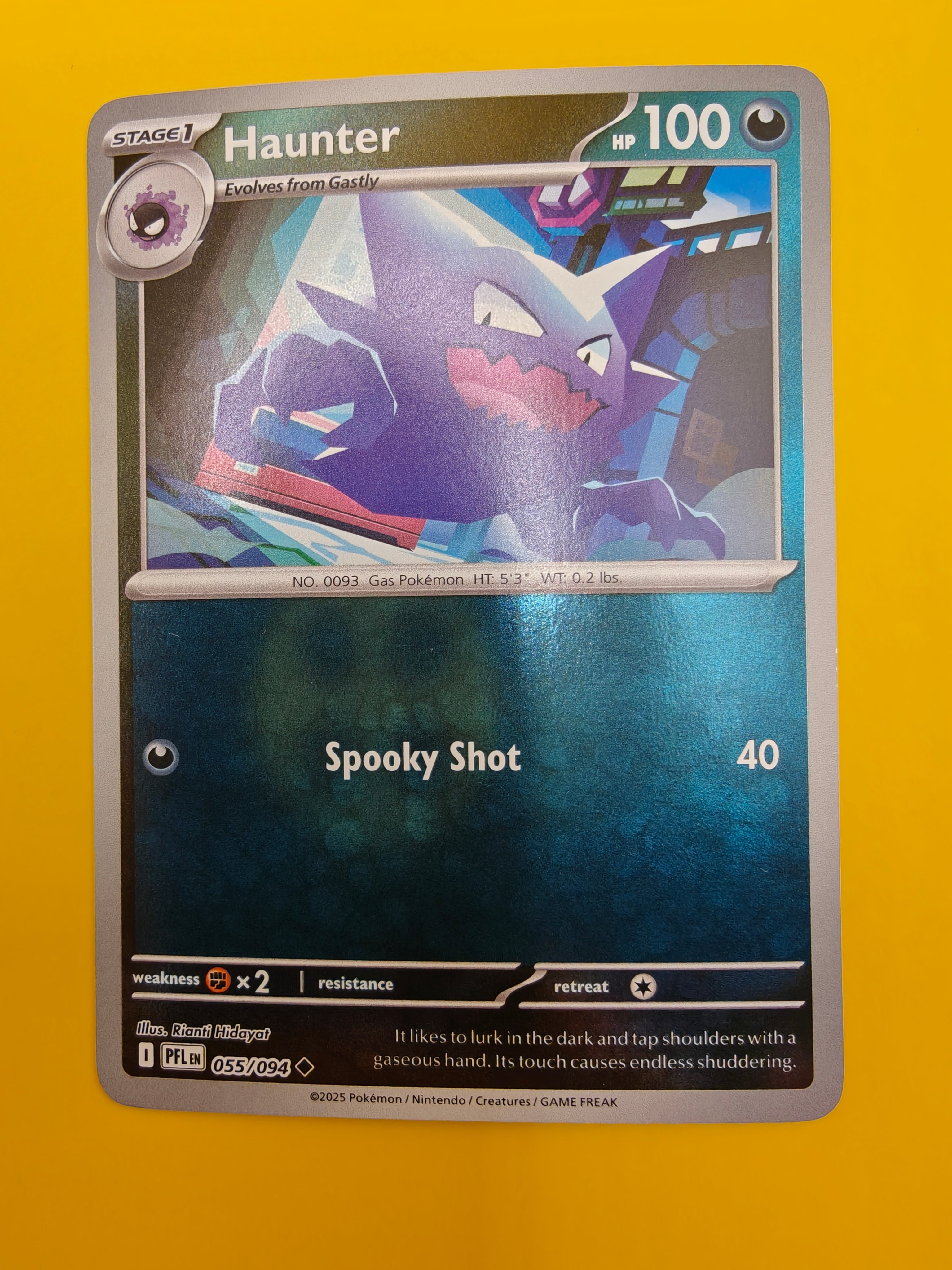 Haunter Reverse Holo - Phantasmal Flames