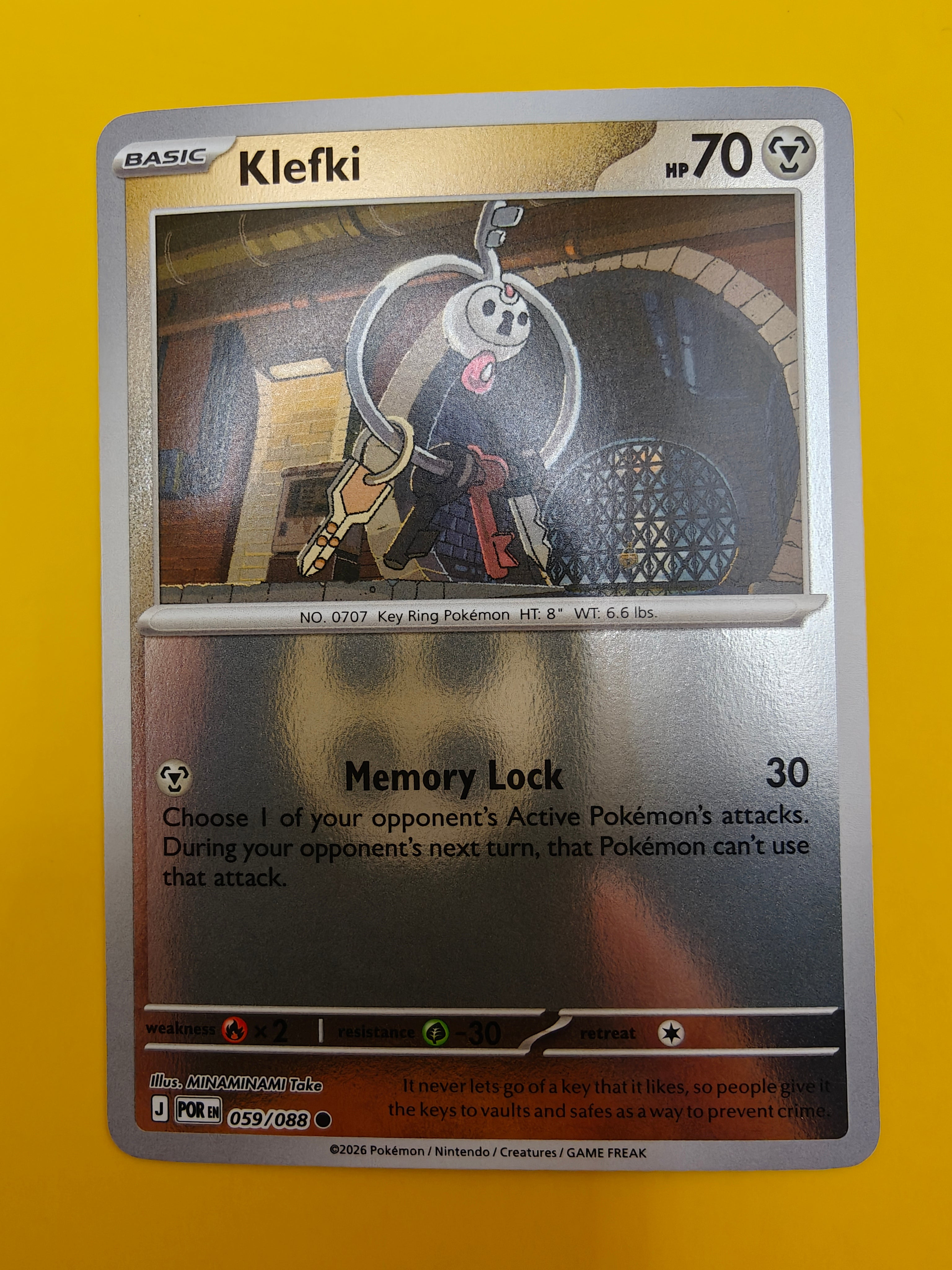 Klefki Reverse Holo - Perfect Order